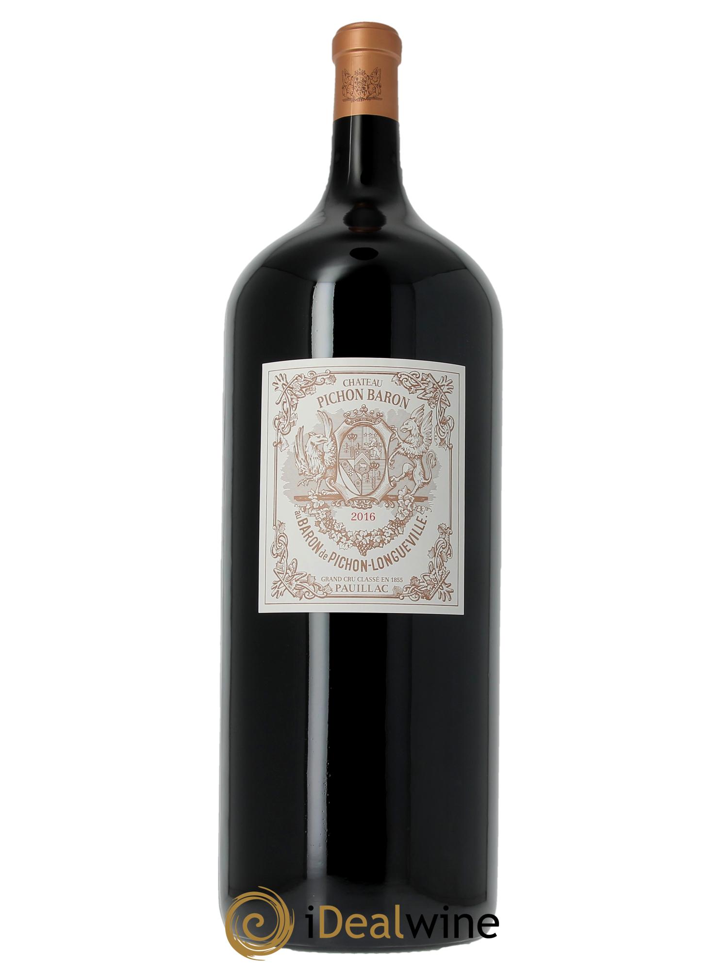 Pichon Longueville Baron 2ème Grand Cru Classé 2016 - Lotto di 1 nabuchodonosor - 0