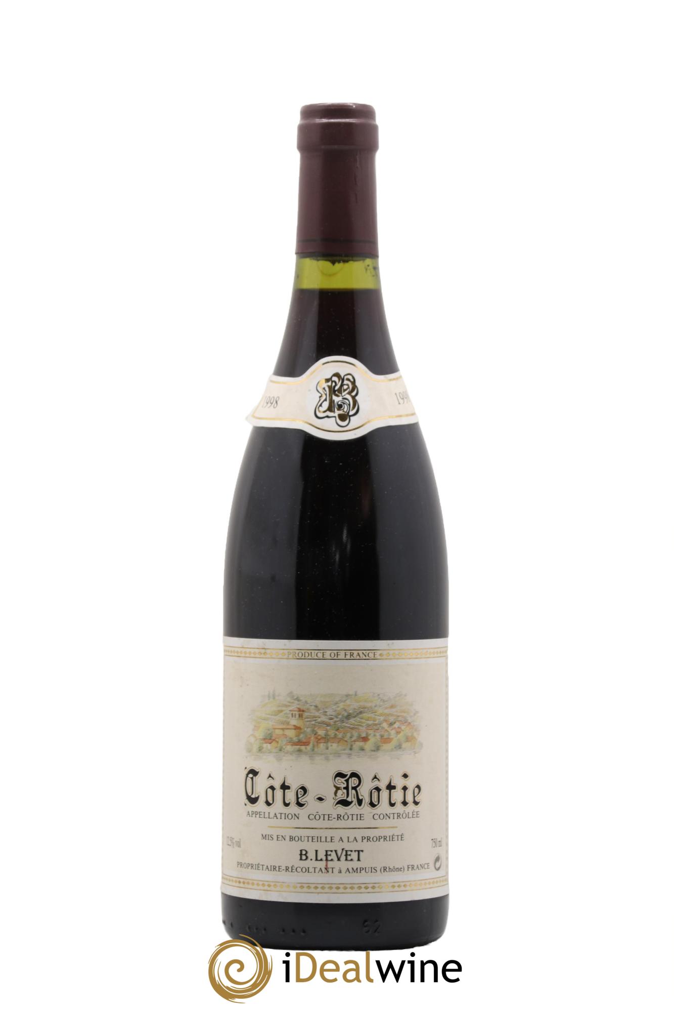Côte-Rôtie Vignobles Levet 1998 - Lot de 1 bouteille - 0