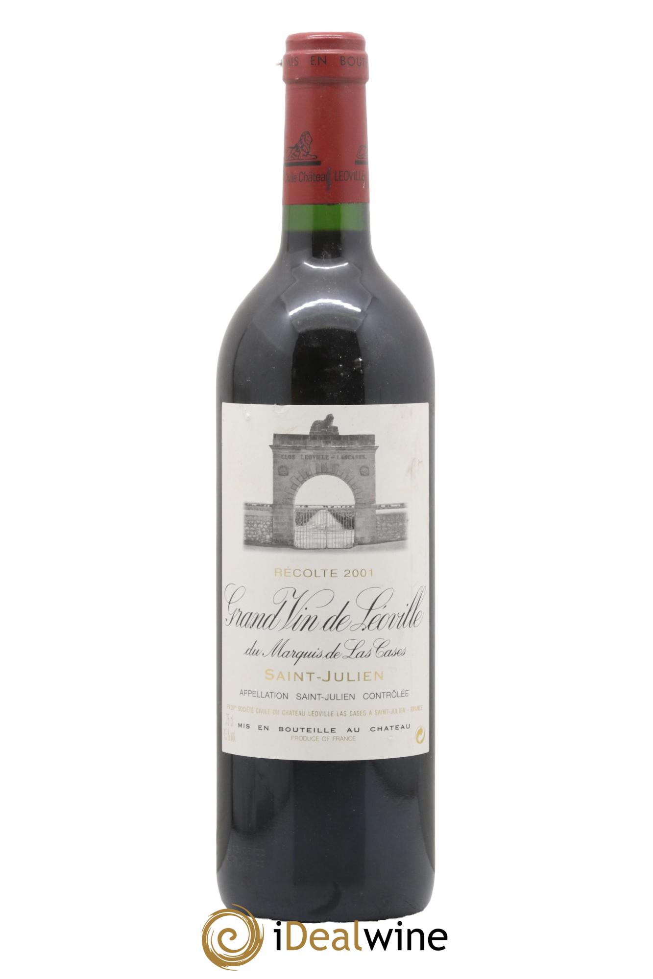 Château Léoville Las Cases 2ème Grand Cru Classé 2001 - Lot of 1 bottle - 0