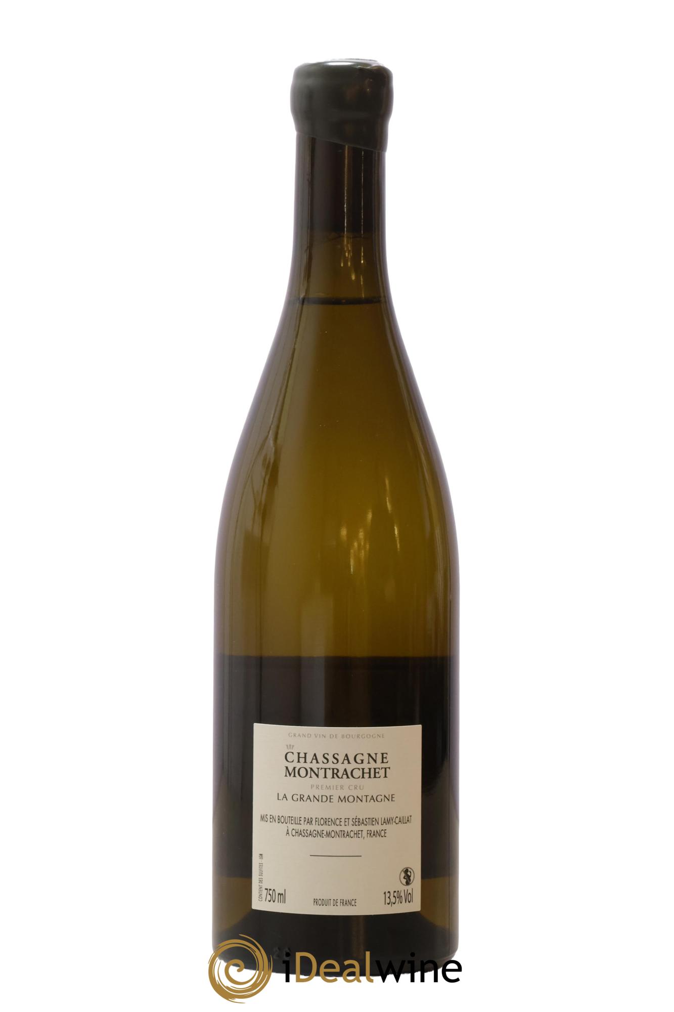 Chassagne-Montrachet 1er Cru La Grande Montagne Lamy-Caillat (Domaine) 2018 - Lot de 1 bouteille - 1