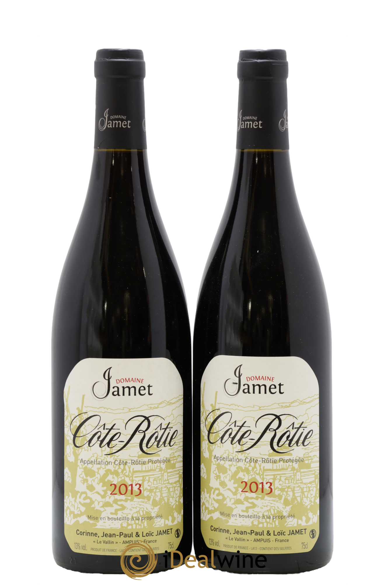 Côte-Rôtie Jamet (Domaine) 2013 - Posten von 2 Flaschen - 0