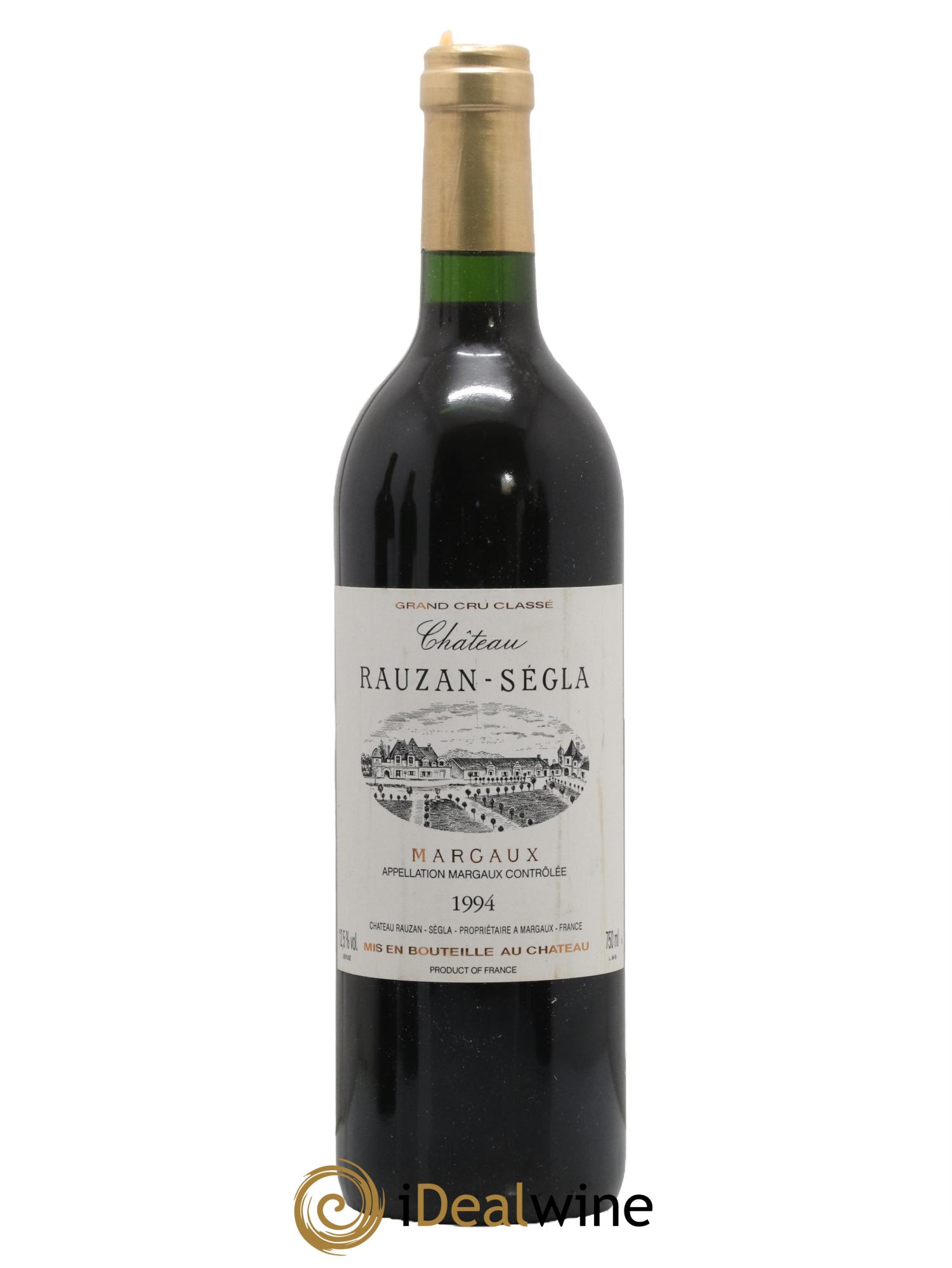 Château Rauzan Ségla Grand Cru Classé 1994 - Posten von 1 Flasche - 0