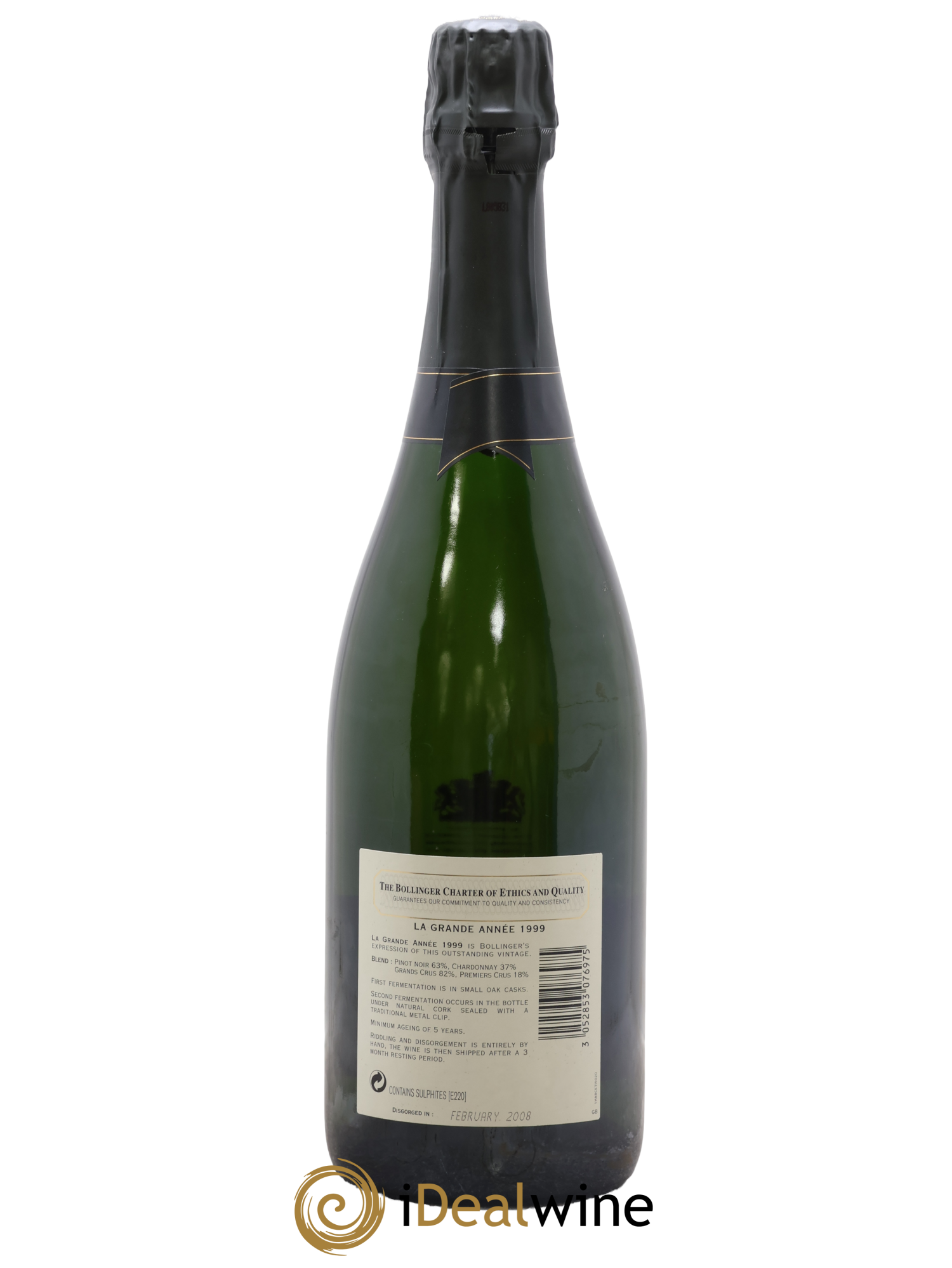 La Grande Année Brut Bollinger 1999 - Lot de 1 bouteille - 2