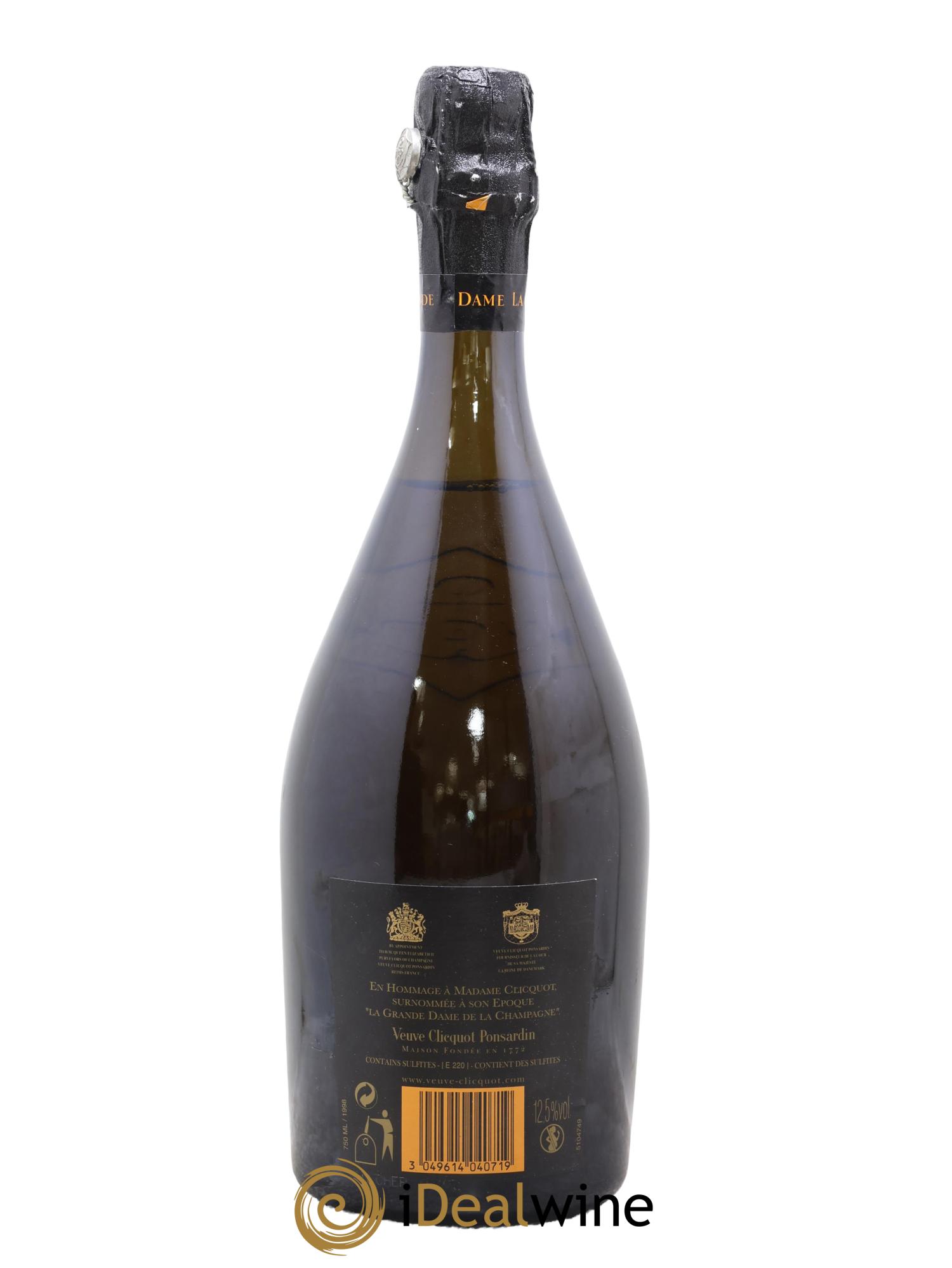 La Grande Dame Veuve Clicquot 1998 - Lot of 1 bottle - 1