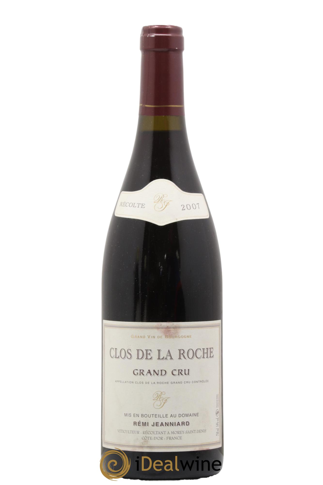 Clos de la Roche Grand Cru Jeanniard 2007 - Lotto di 1 bottiglia - 0
