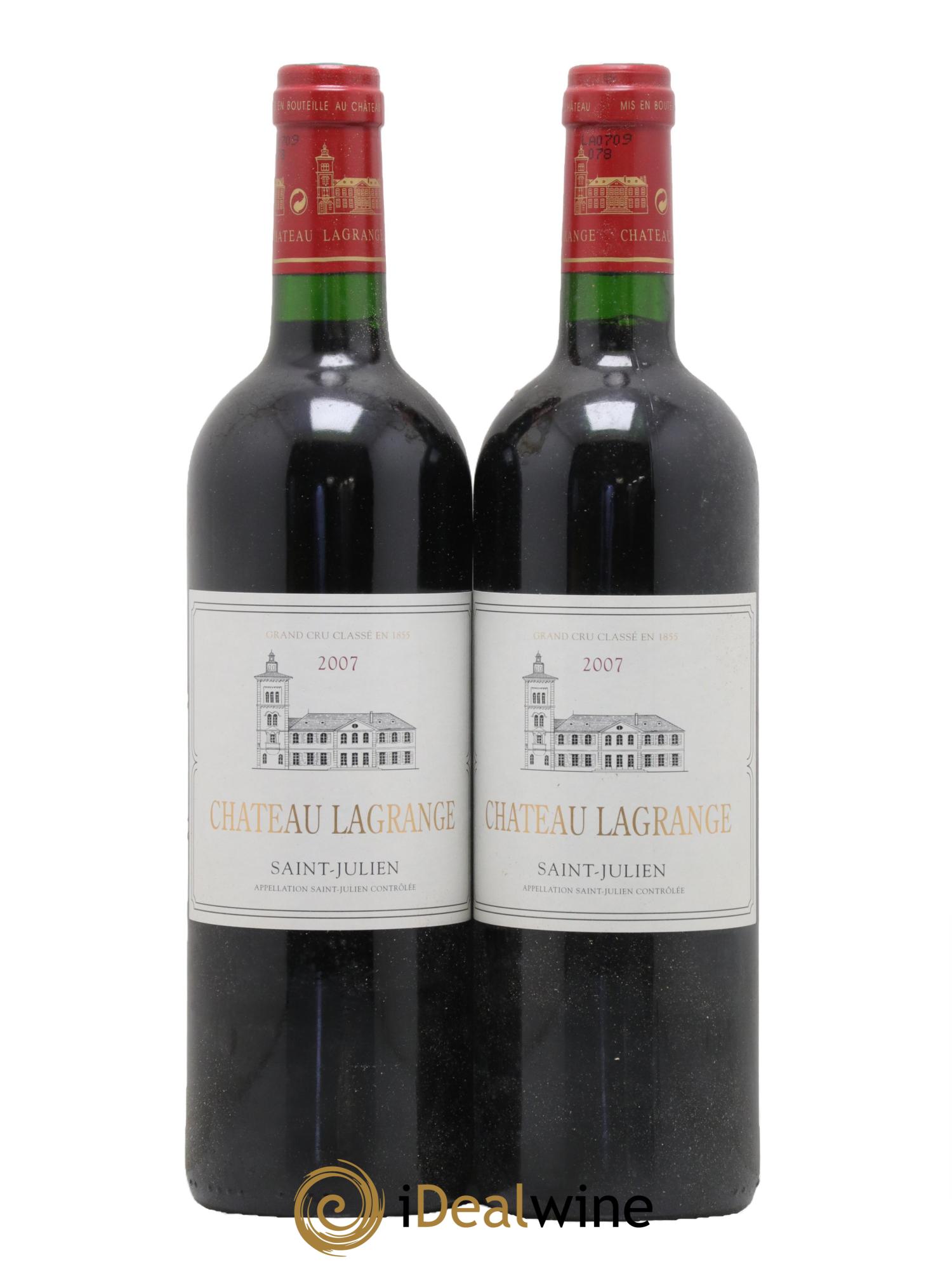 Château Lagrange 3ème Grand Cru Classé 2007 - Lot de 2 bouteilles - 0