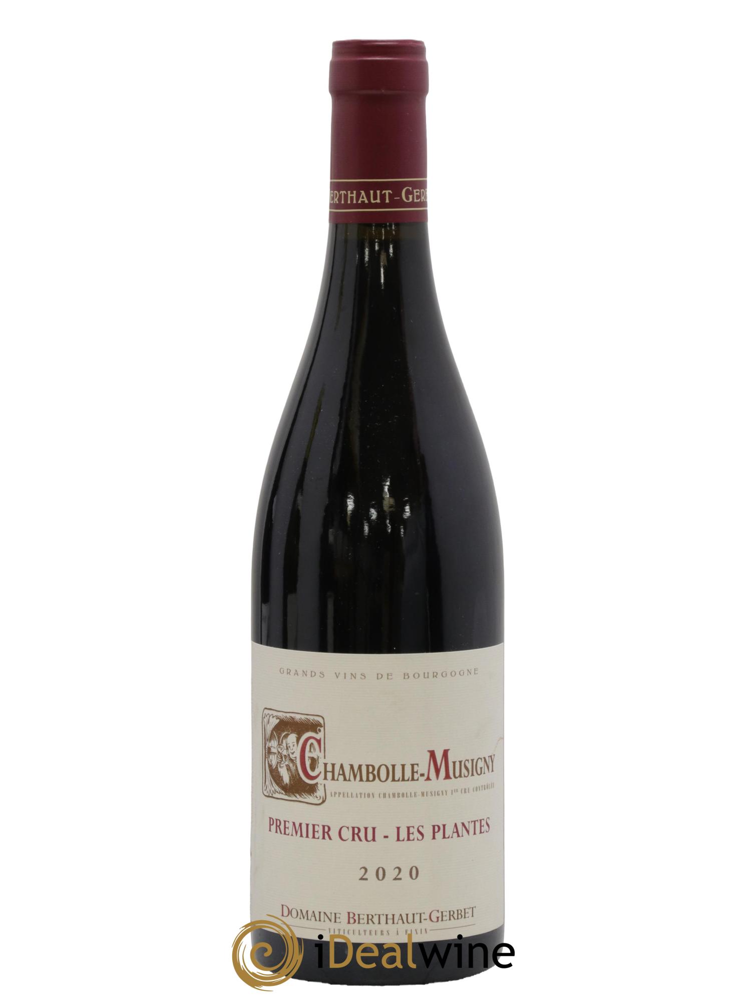 Chambolle-Musigny 1er Cru Les Plantes Berthaut Gerbet (Domaine) 2020 - Lot of 1 bottle - 0