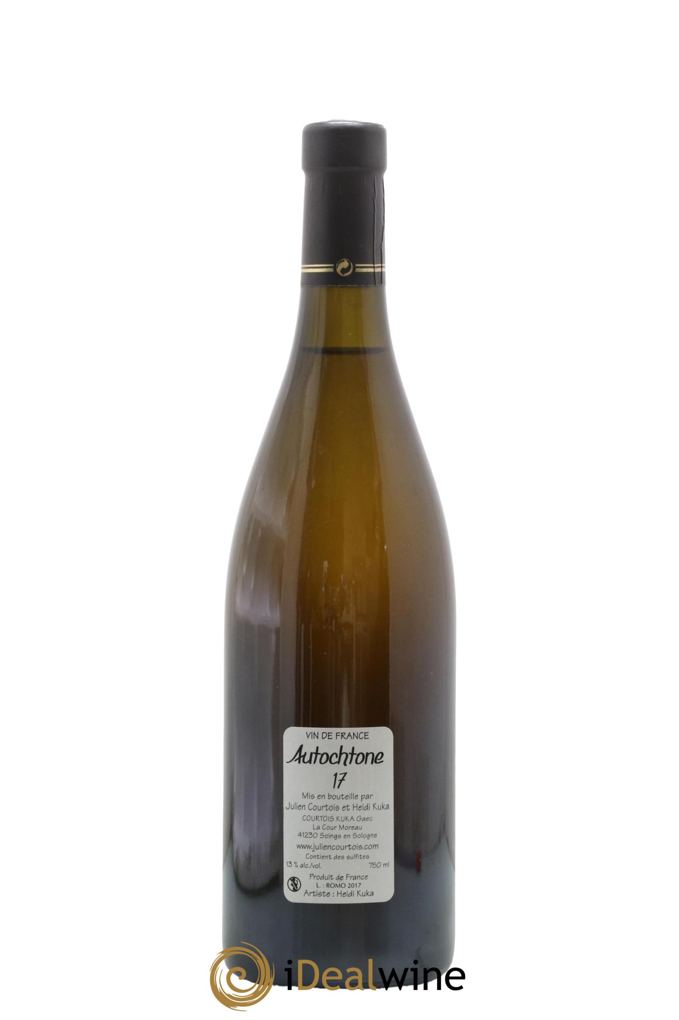 Vin de France Autochtone Julien Courtois 2017 - Lot de 1 bouteille - 1