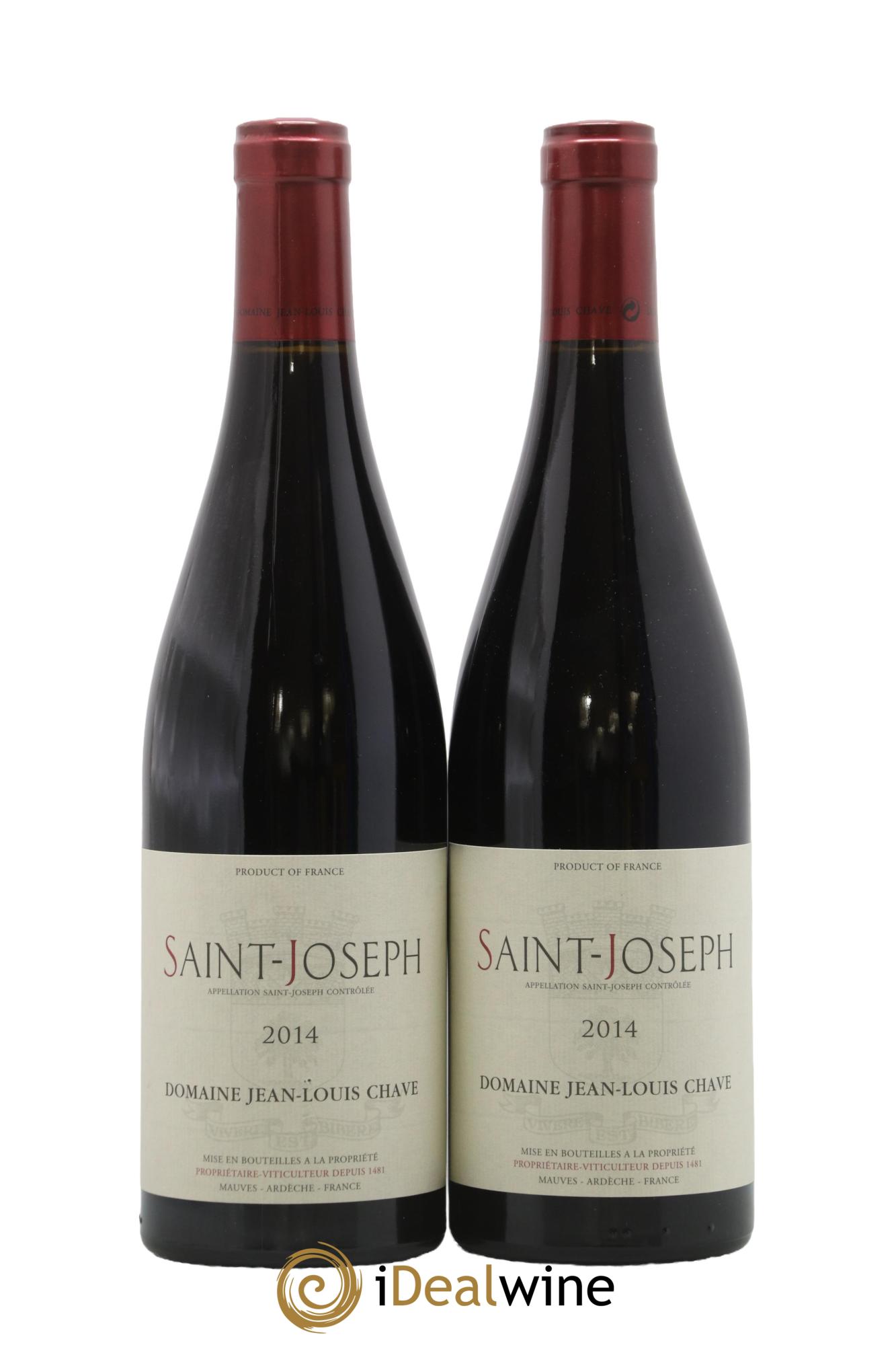 Saint-Joseph Jean-Louis Chave 2014 - Lot de 2 bouteilles - 0