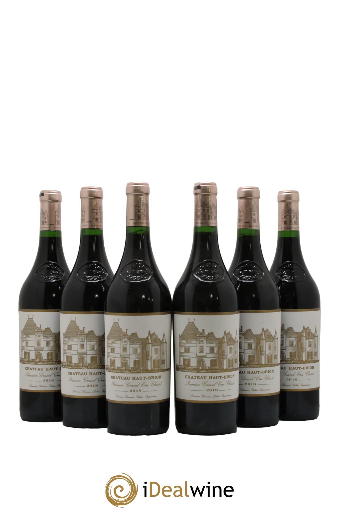 Château Haut Brion 1er Grand Cru Classé 2018 - Lot de 6 bouteilles - 0