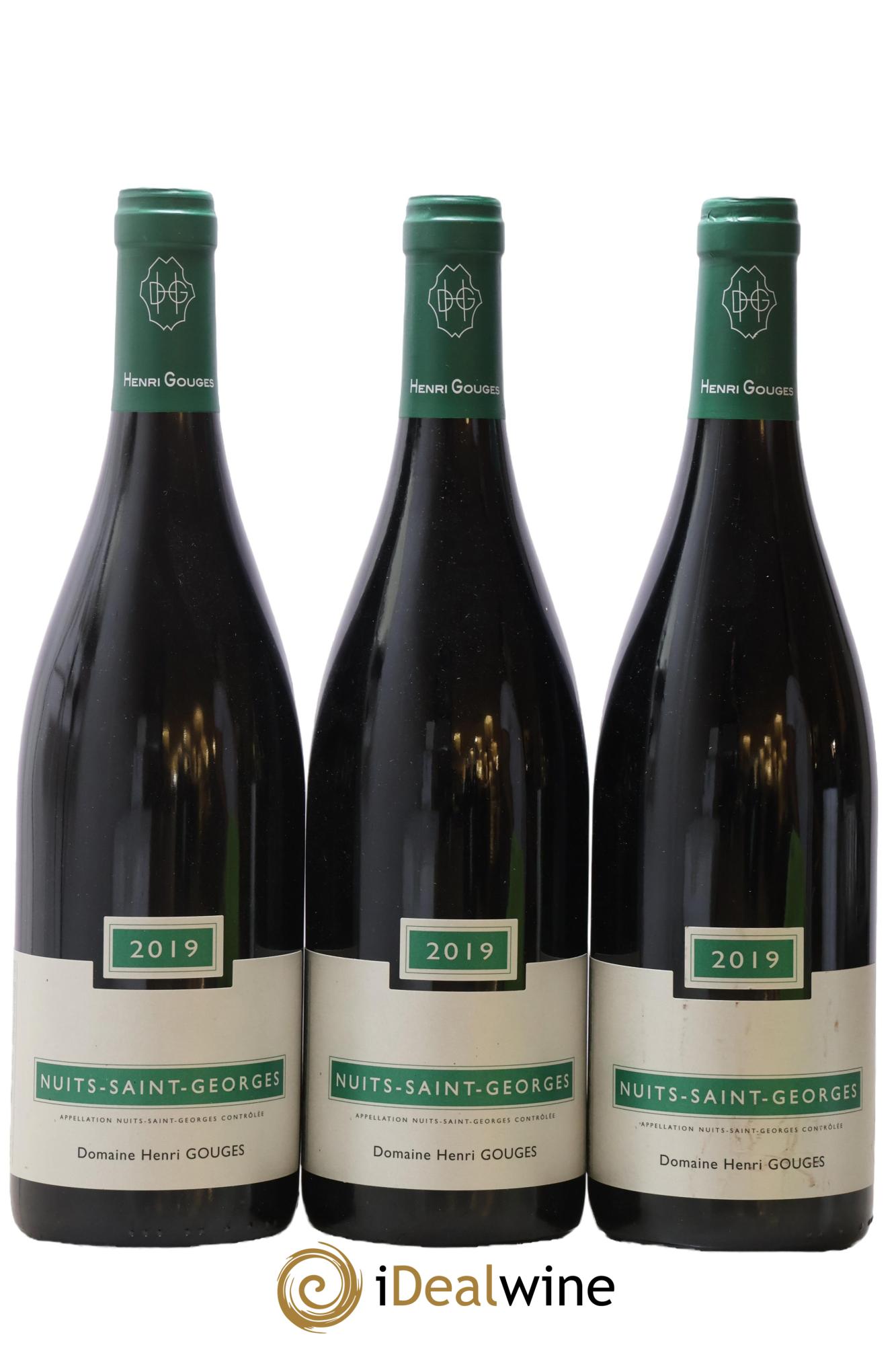 Nuits-Saint-Georges Henri Gouges 2019 - Lot of 3 bottles - 0