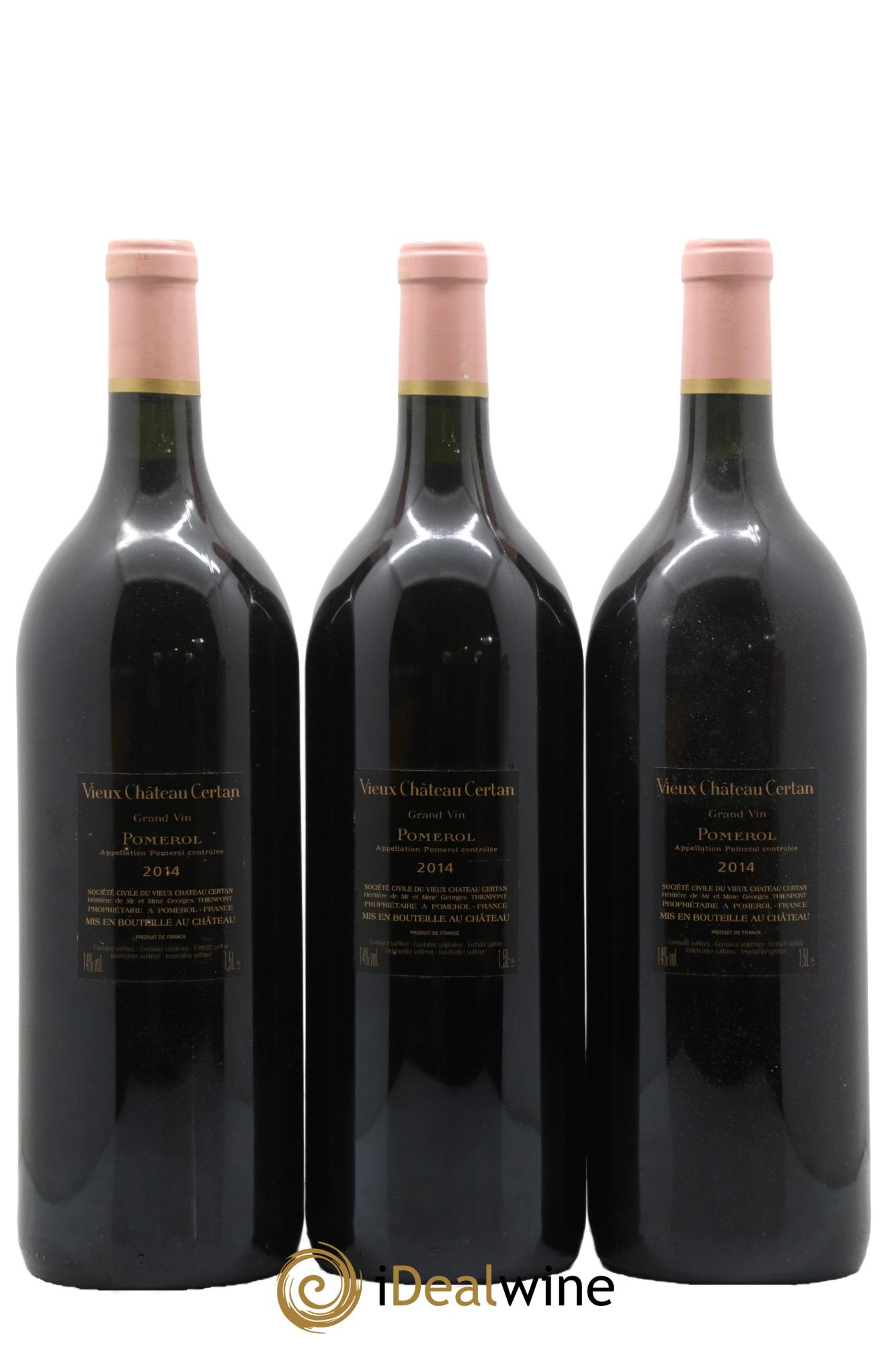 Vieux Château Certan 2014 - Lotto di 3 magnum - 1