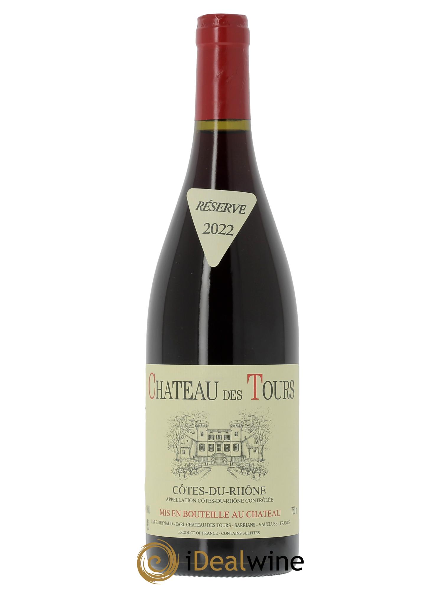 Côtes-du-Rhône Château des Tours Emmanuel Reynaud 2022 - Lot de 1 bouteille - 0