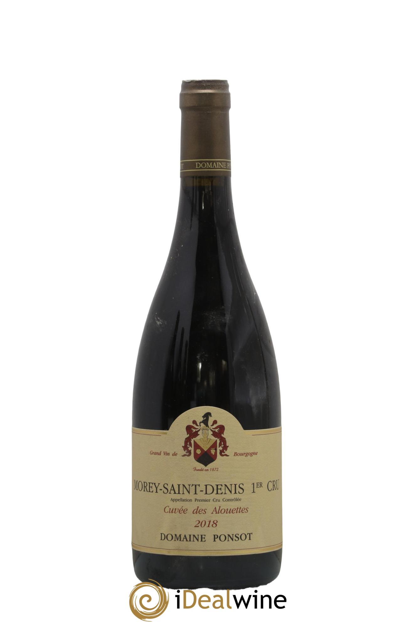Morey Saint-Denis 1er Cru Cuvée des Alouettes Ponsot (Domaine) 2018 - Lot de 1 bouteille - 0