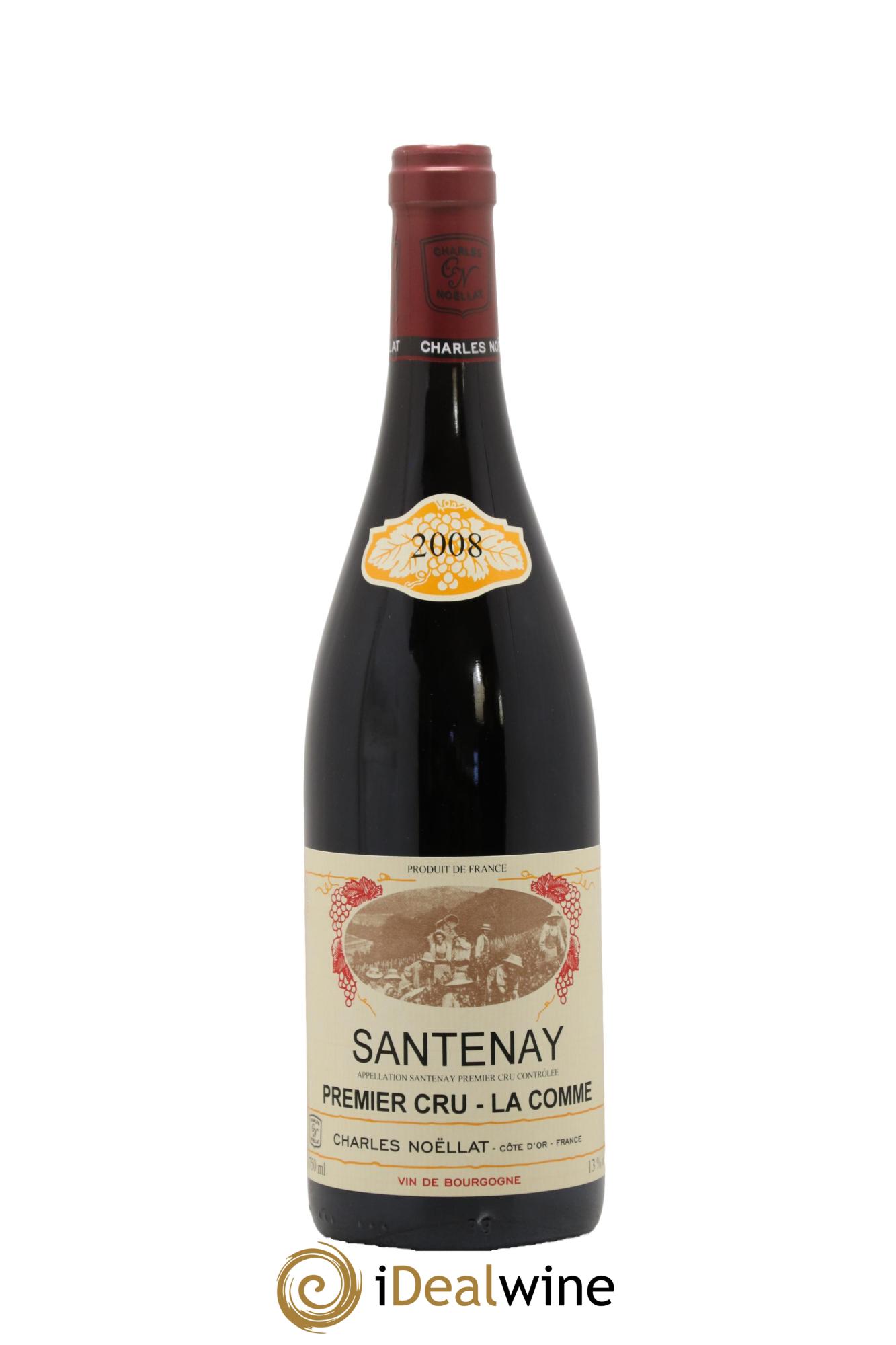 Santenay 1er Cru La Comme Charles Noellat 2008 - Lot de 1 bouteille - 0