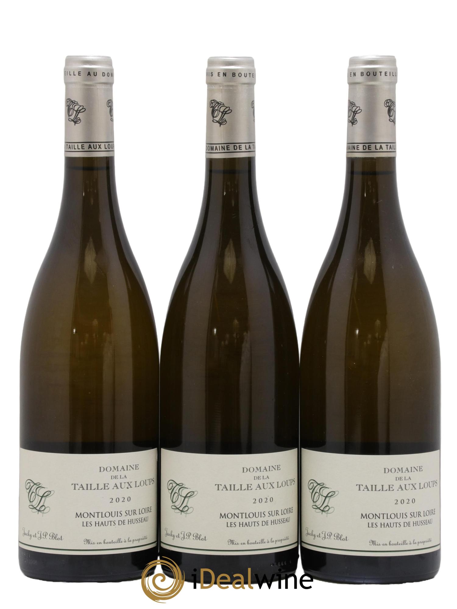 Montlouis-sur-Loire Les Hauts de Husseau La Taille aux Loups - Jacky Blot 2020 - Posten von 3 Flaschen - 0
