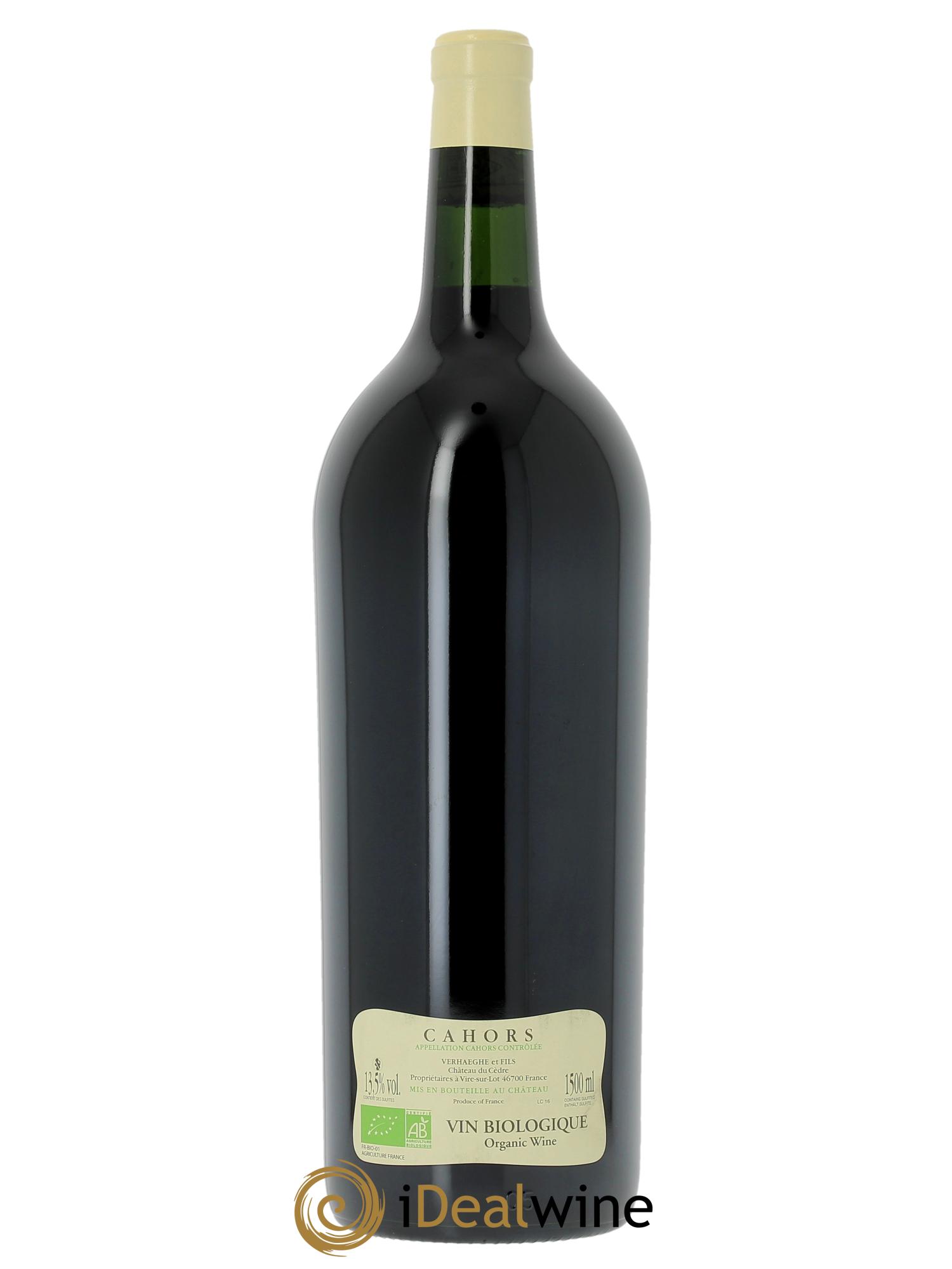 Cahors Château du Cèdre Pascal et Jean-Marc Verhaeghe 2016 - Lot de 1 magnum - 1