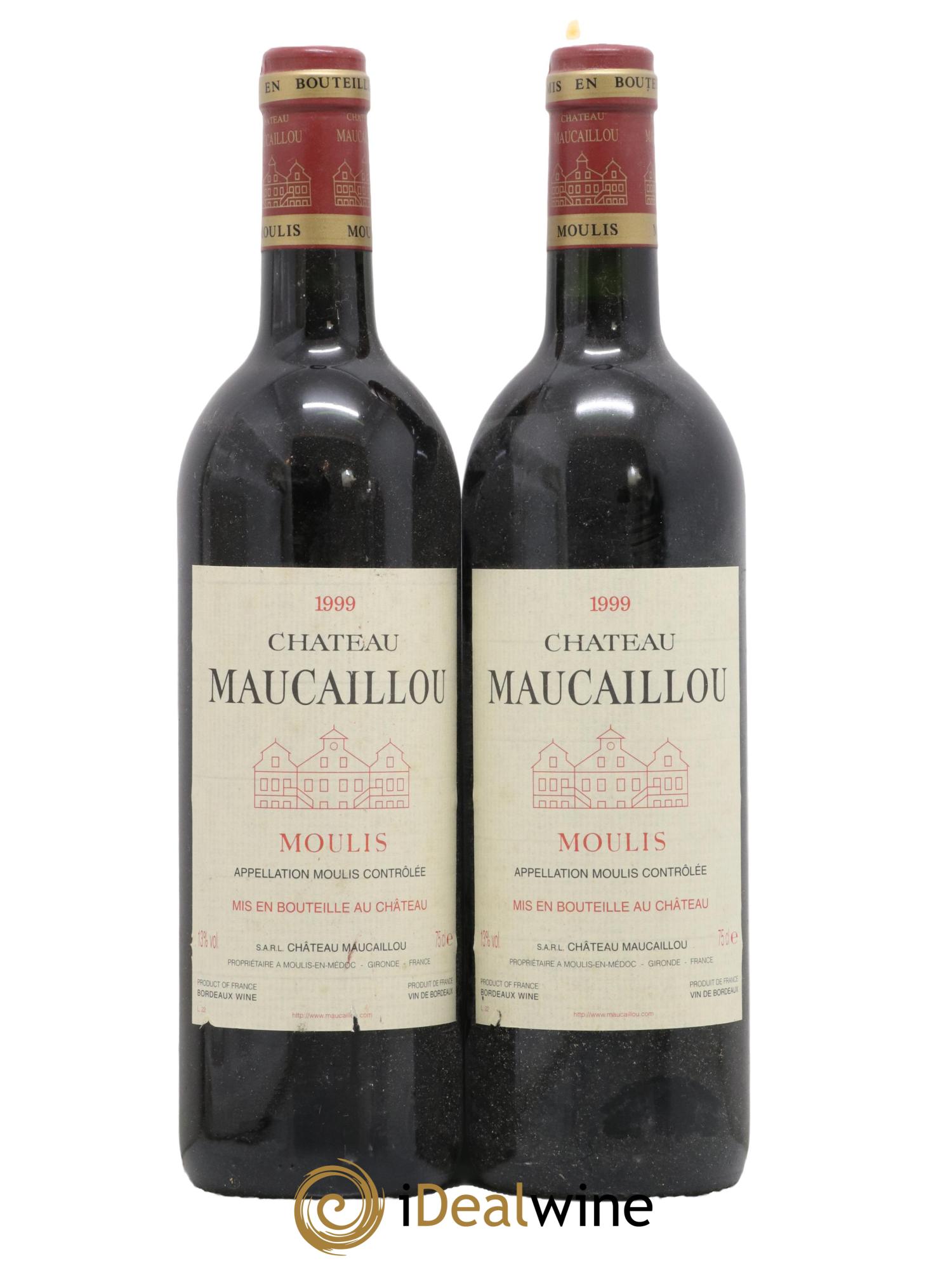 Château Maucaillou 1999 - Posten von 2 Flaschen - 0