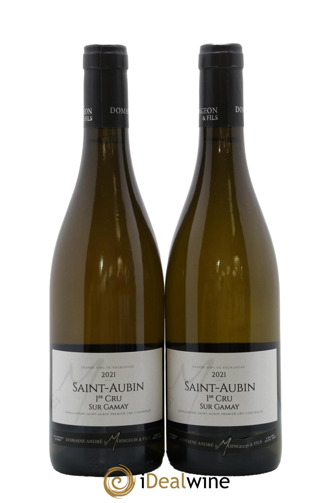 Saint-Aubin 1er Cru Sur Gamay Domaine Moingeon 2021 - Lot de 2 bouteilles - 0