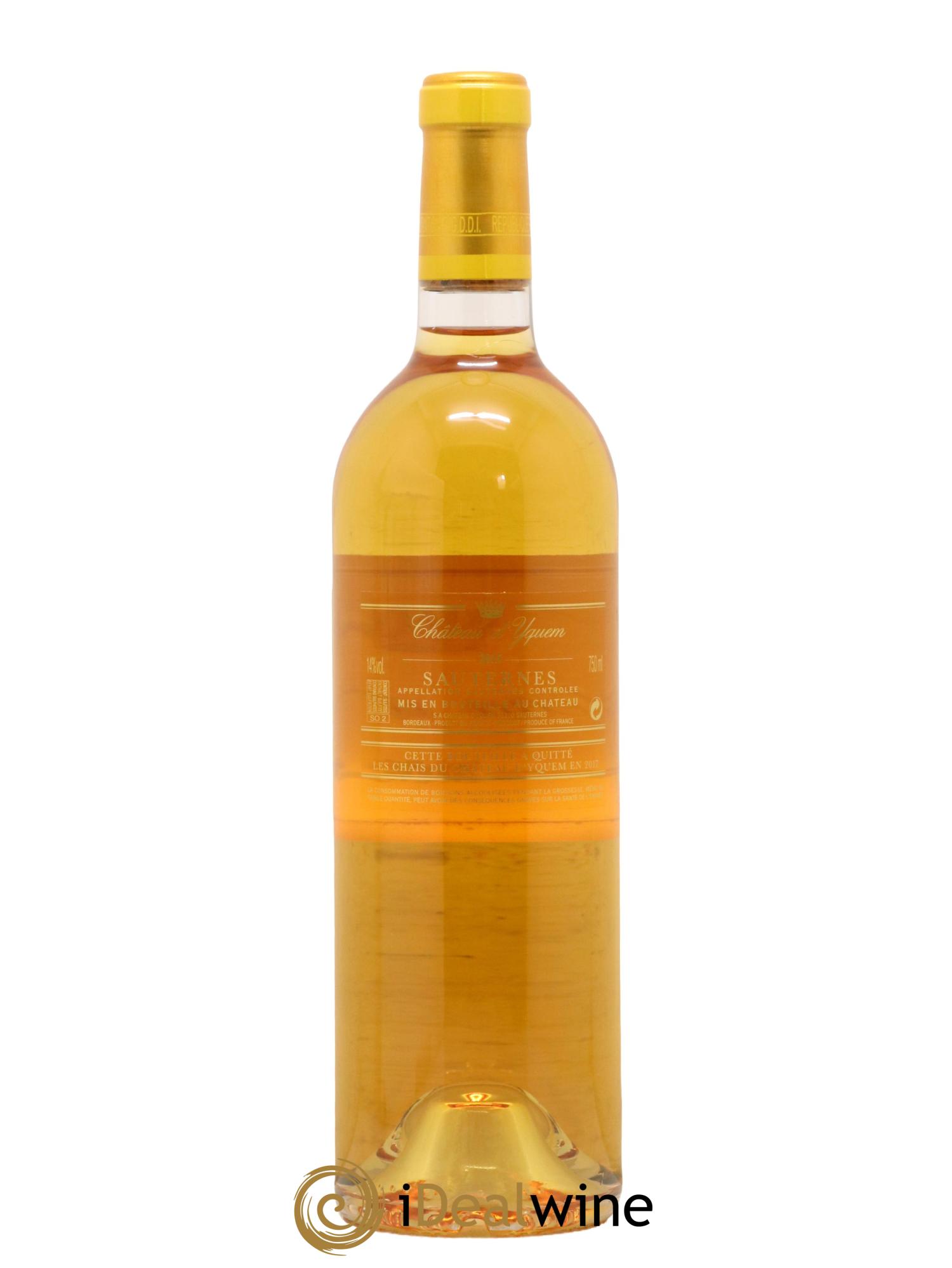 Château d' Yquem 1er Cru Classé Supérieur 2015 - Lotto di 1 bottiglia - 1