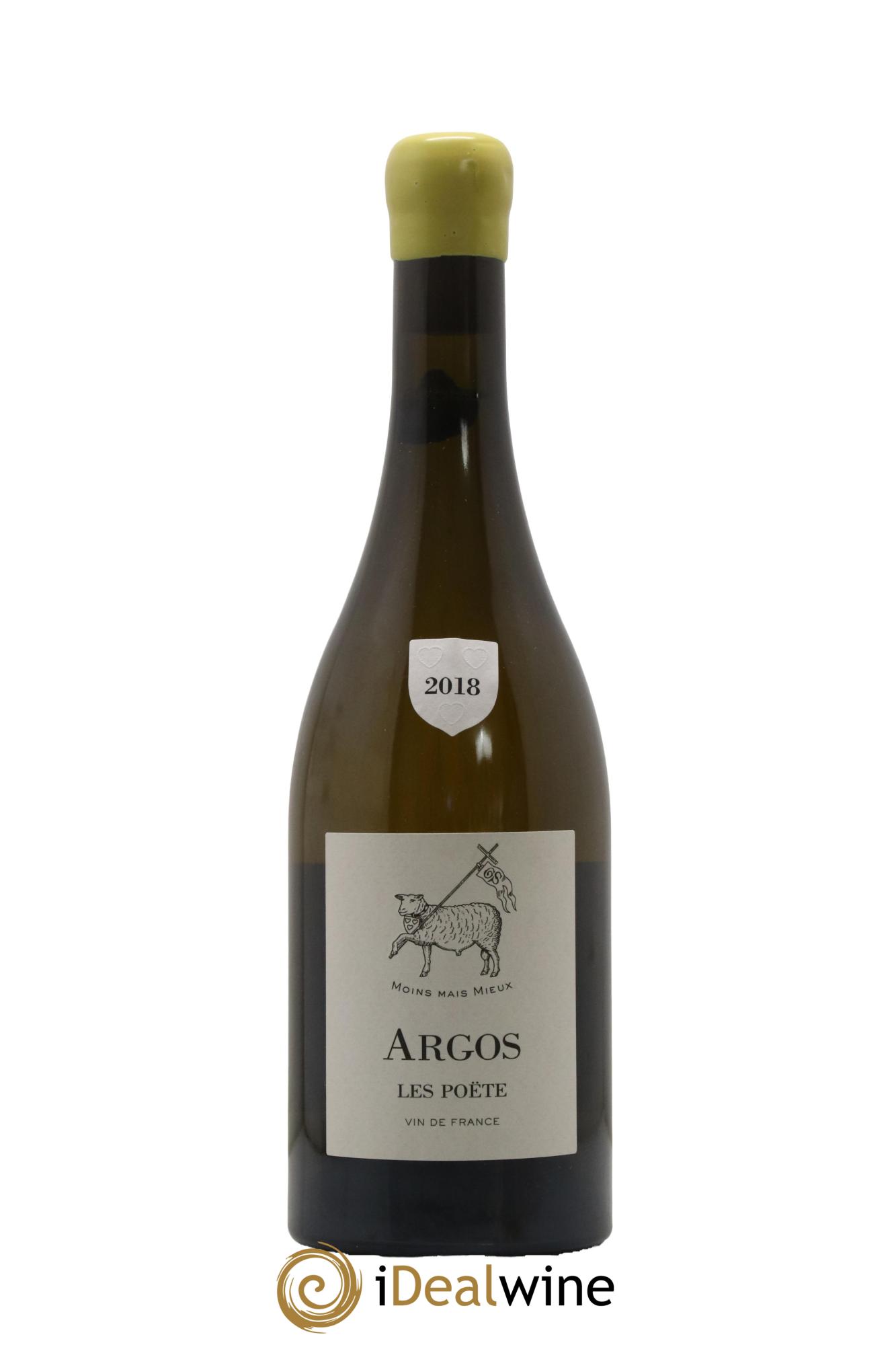 Vin de France (anciennement Quincy) Argos Les Poëte  2018 - Lot de 1 bouteille - 0