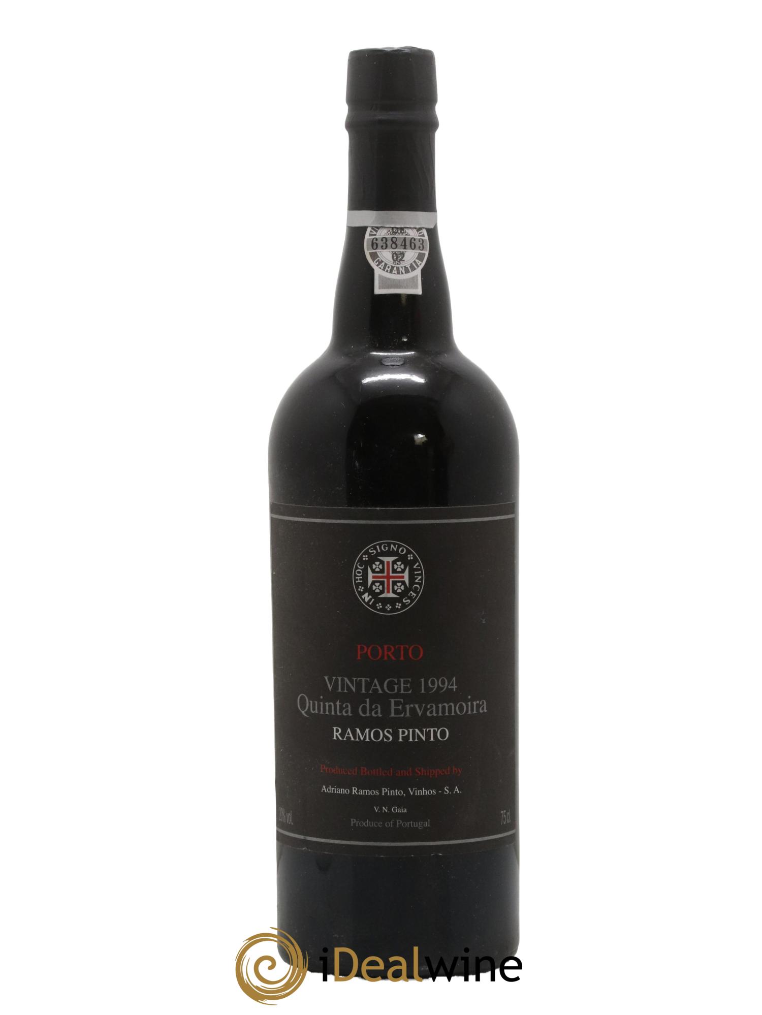 Porto Quinta da Ervamoira Vintage Ramos Pinto 1994 - Lot de 1 bouteille - 0