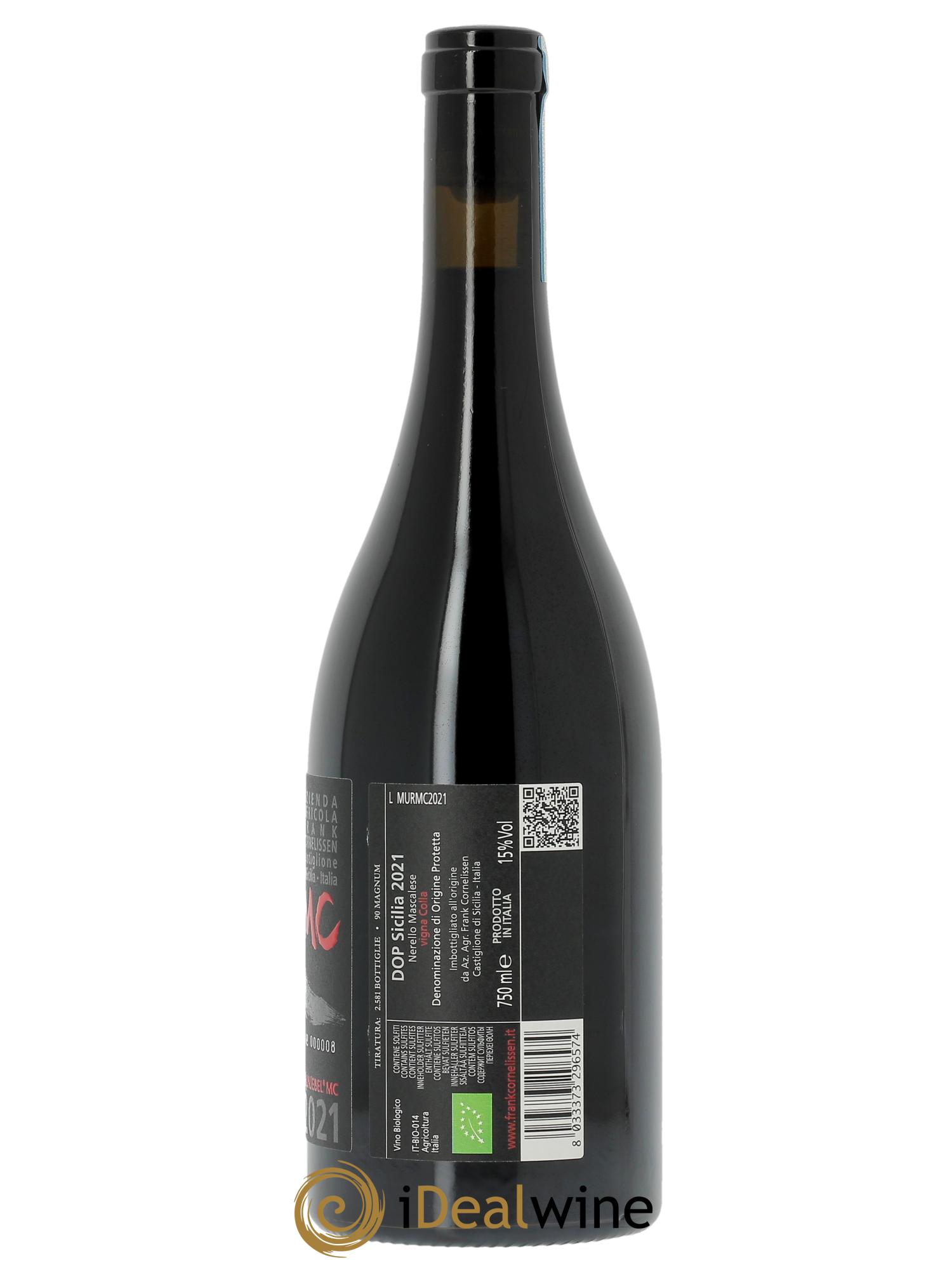 Terre Siciliane IGT Munjebel MC Frank Cornelissen  2021 - Lot de 1 bouteille - 1