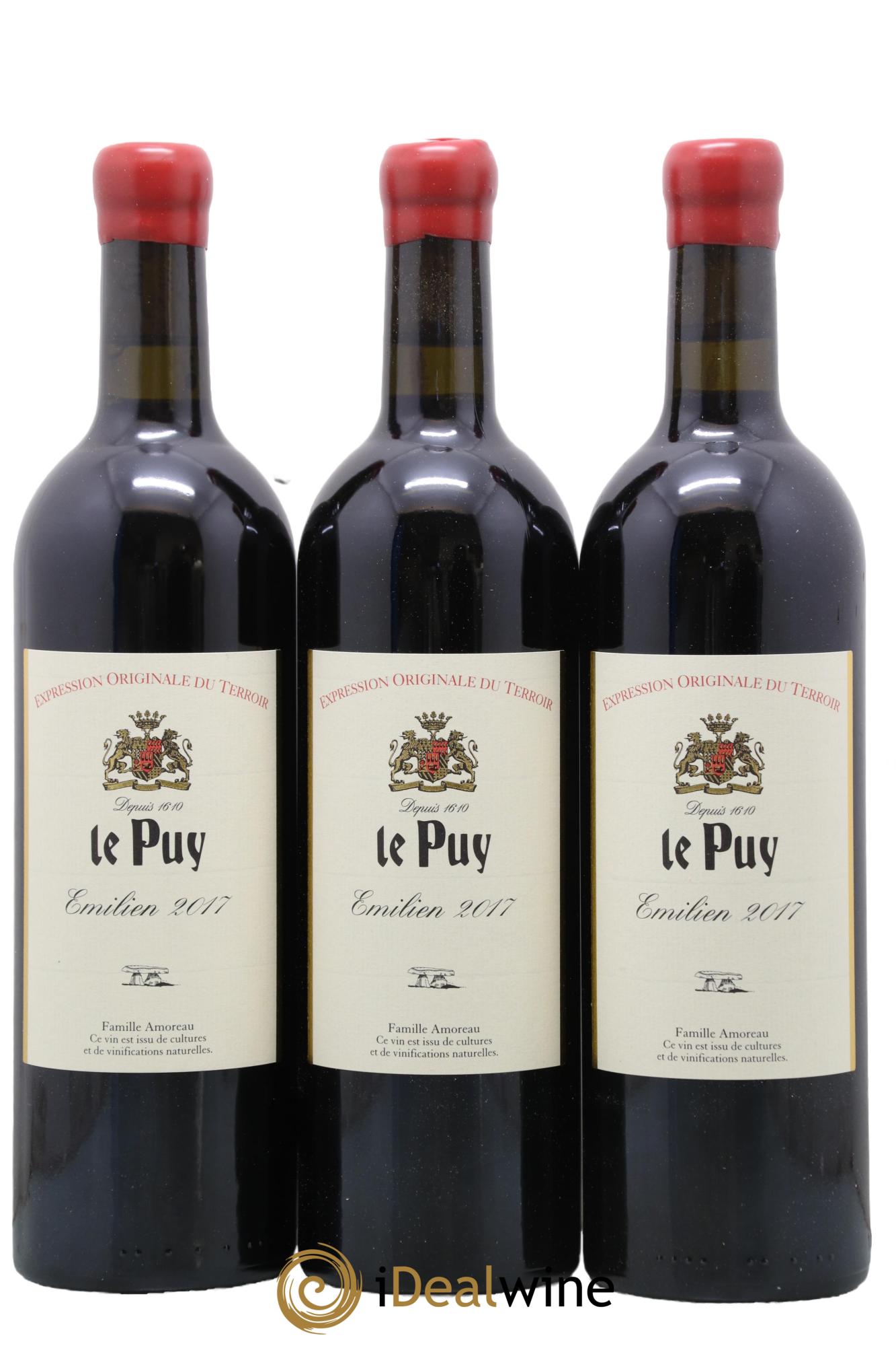 Le Puy - Cuvée Emilien 2017 - Lot de 3 bouteilles - 0