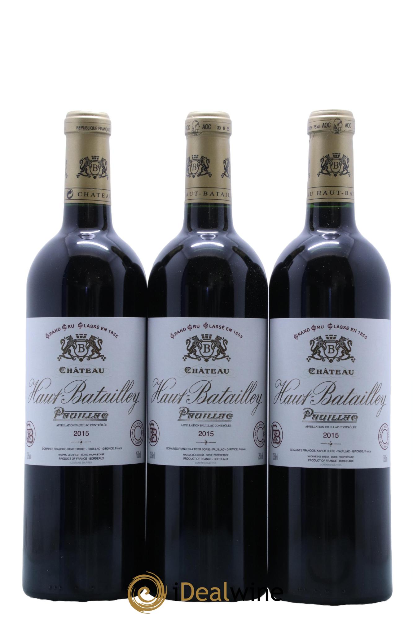 Château Haut Batailley 5ème Grand Cru Classé 2015 - Lot de 6 bouteilles - 2