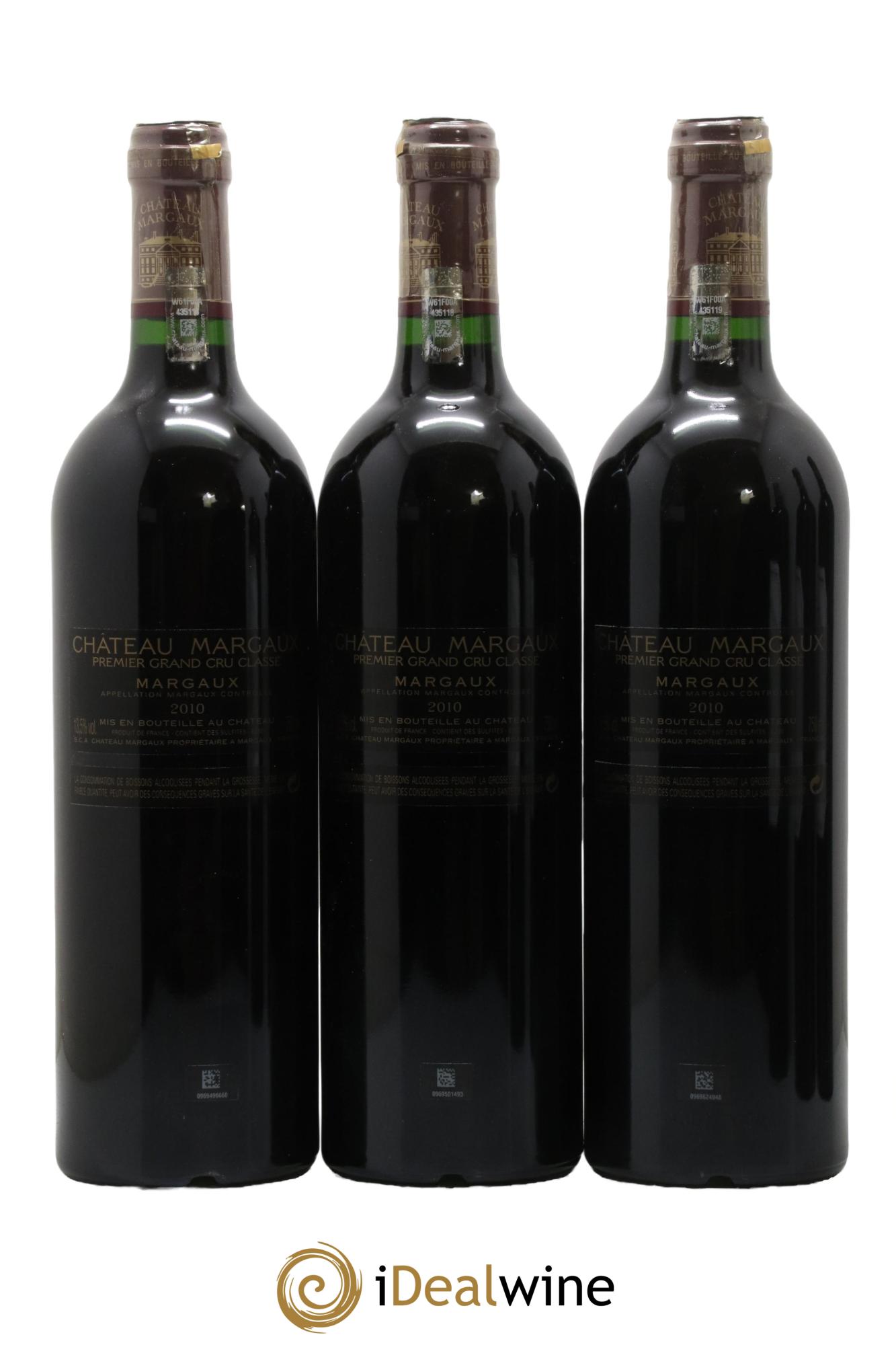 Château Margaux 1er Grand Cru Classé 2010 - Lot de 6 bouteilles - 2
