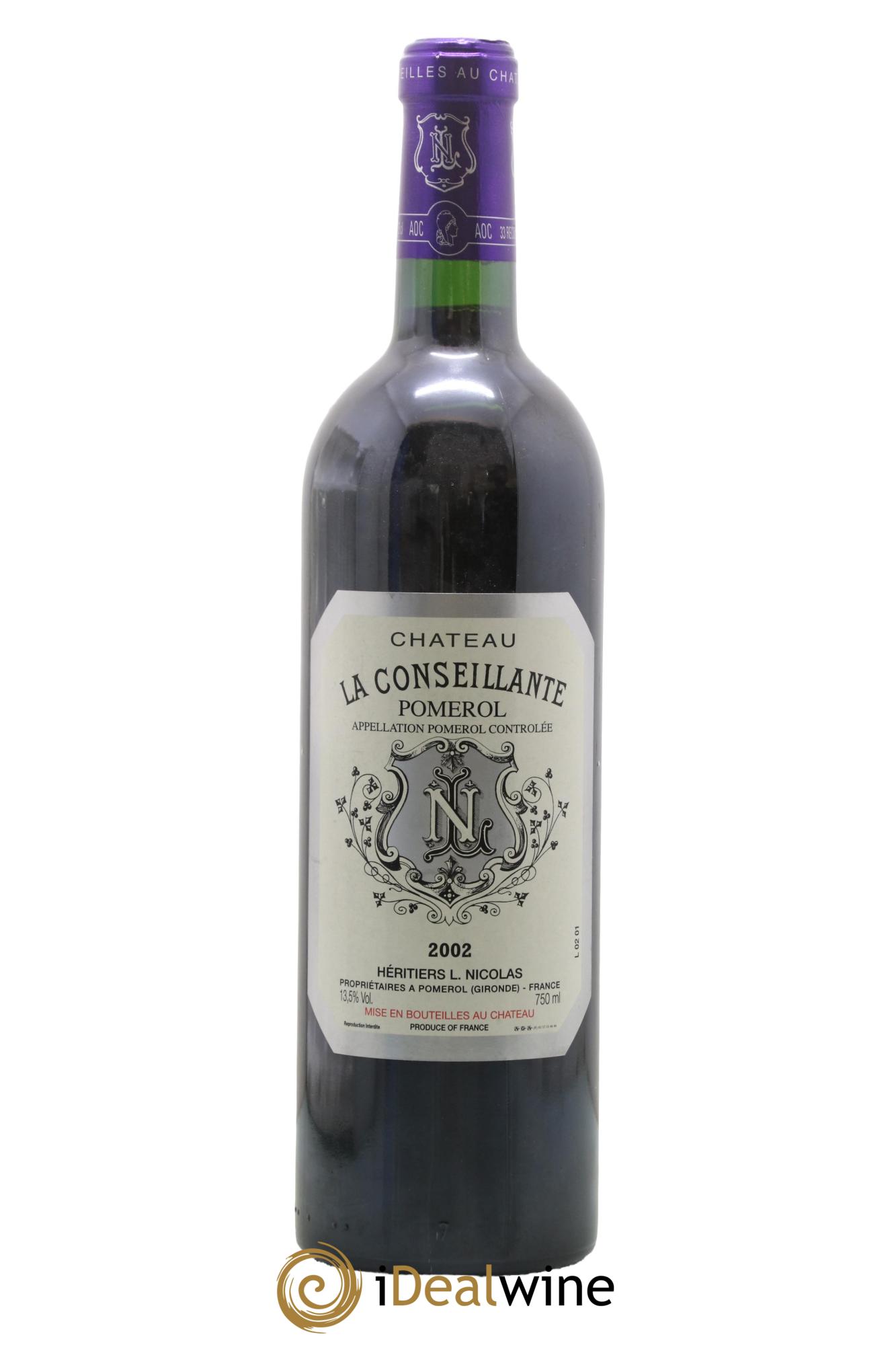 Château la Conseillante 2002 - Lotto di 1 bottiglia - 0