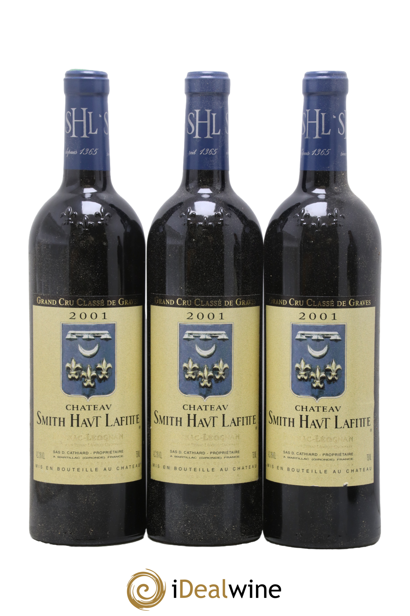 Château Smith Haut Lafitte Cru Classé de Graves 2001 - Lot of 3 bottles - 0