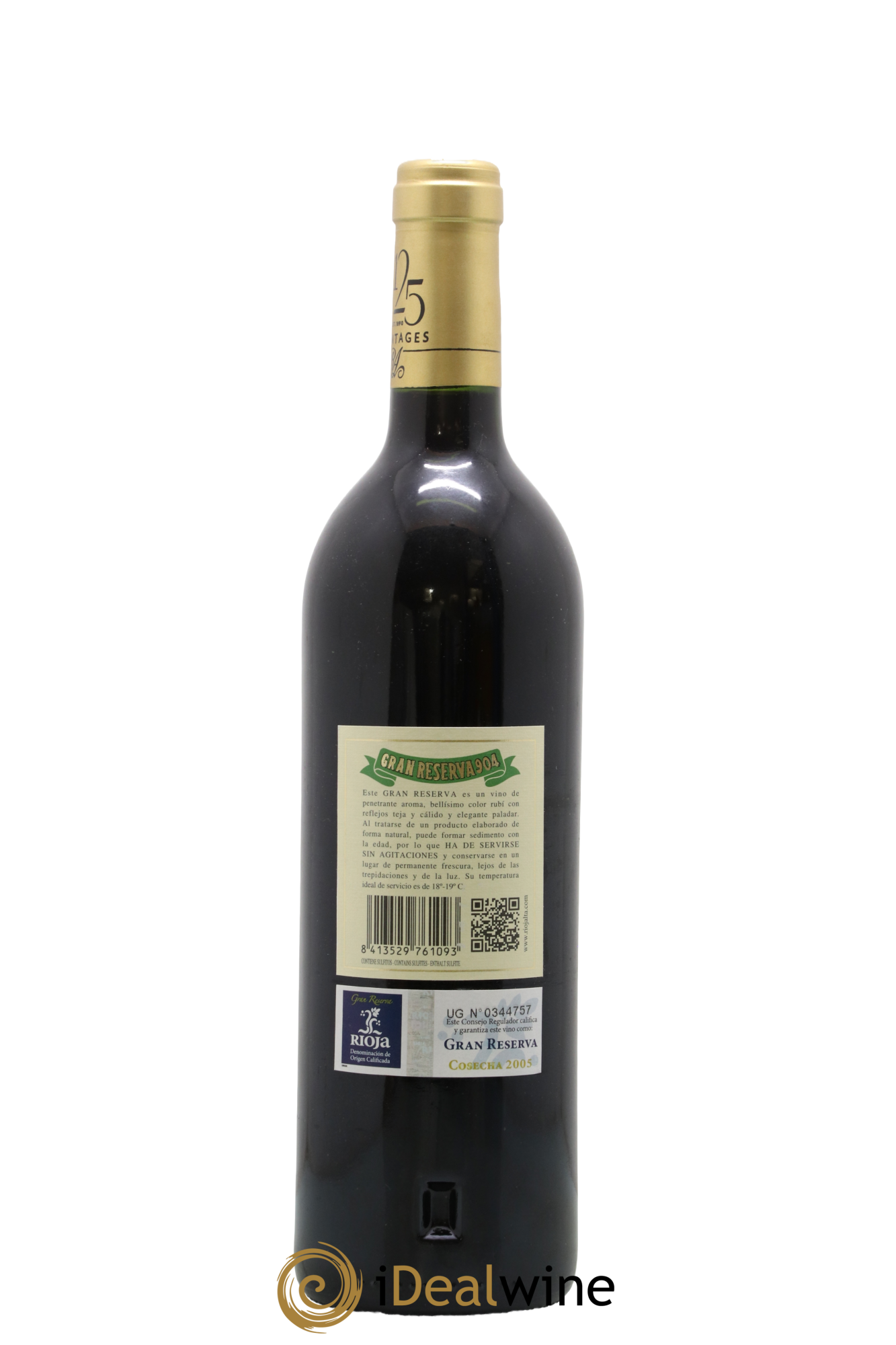 Rioja DOCa Gran Reserva 904 La Rioja Alta 2005 - Posten von 1 Flasche - 1