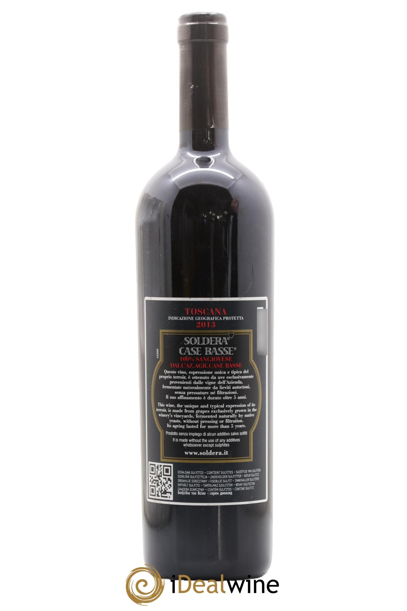 Toscana IGT Soldera Case Basse - Gianfranco Soldera 2013 - Lotto di 1 bottiglia - 1