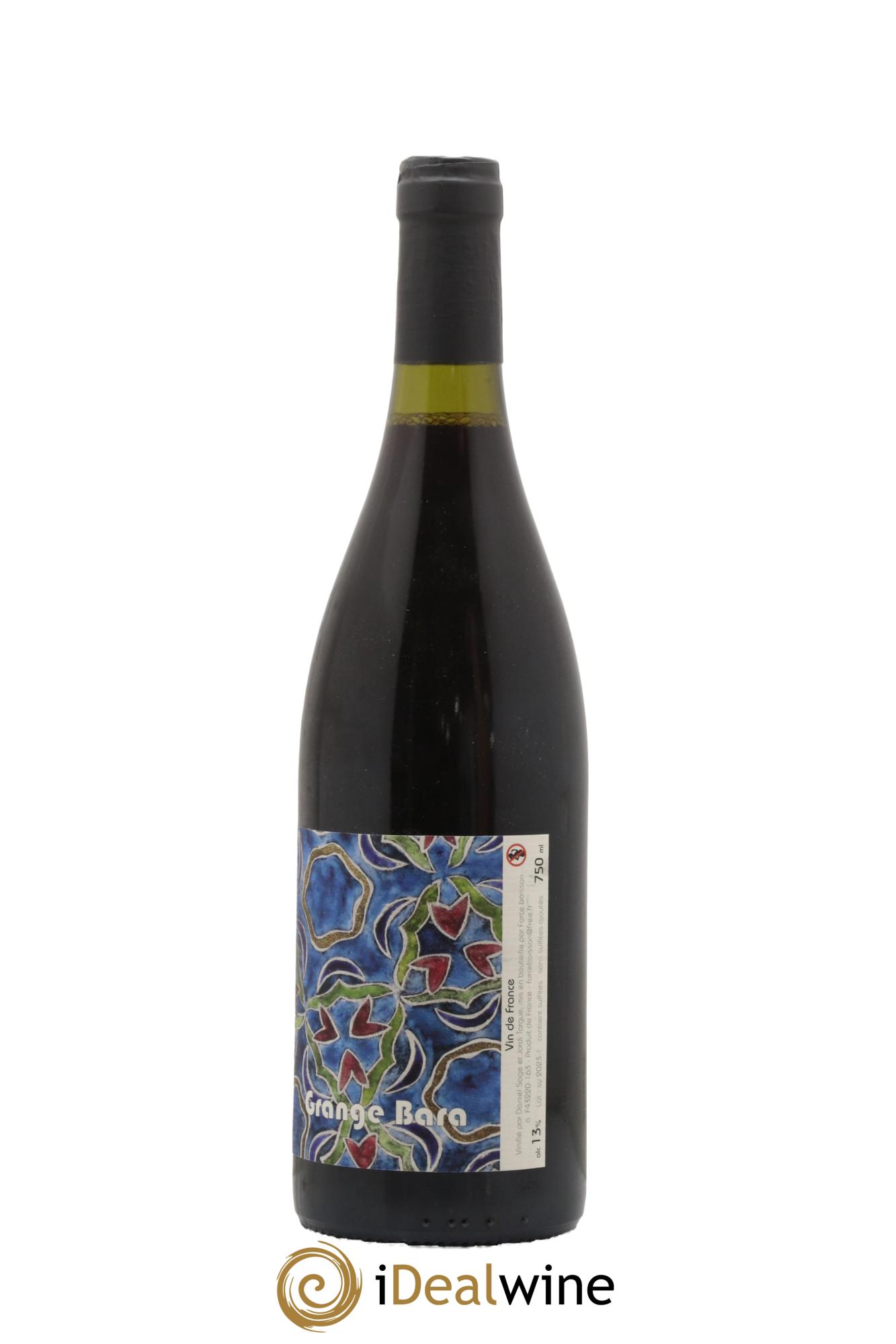 Vin de France Grange Bara Daniel Sage 2022 - Lot de 1 bouteille - 0