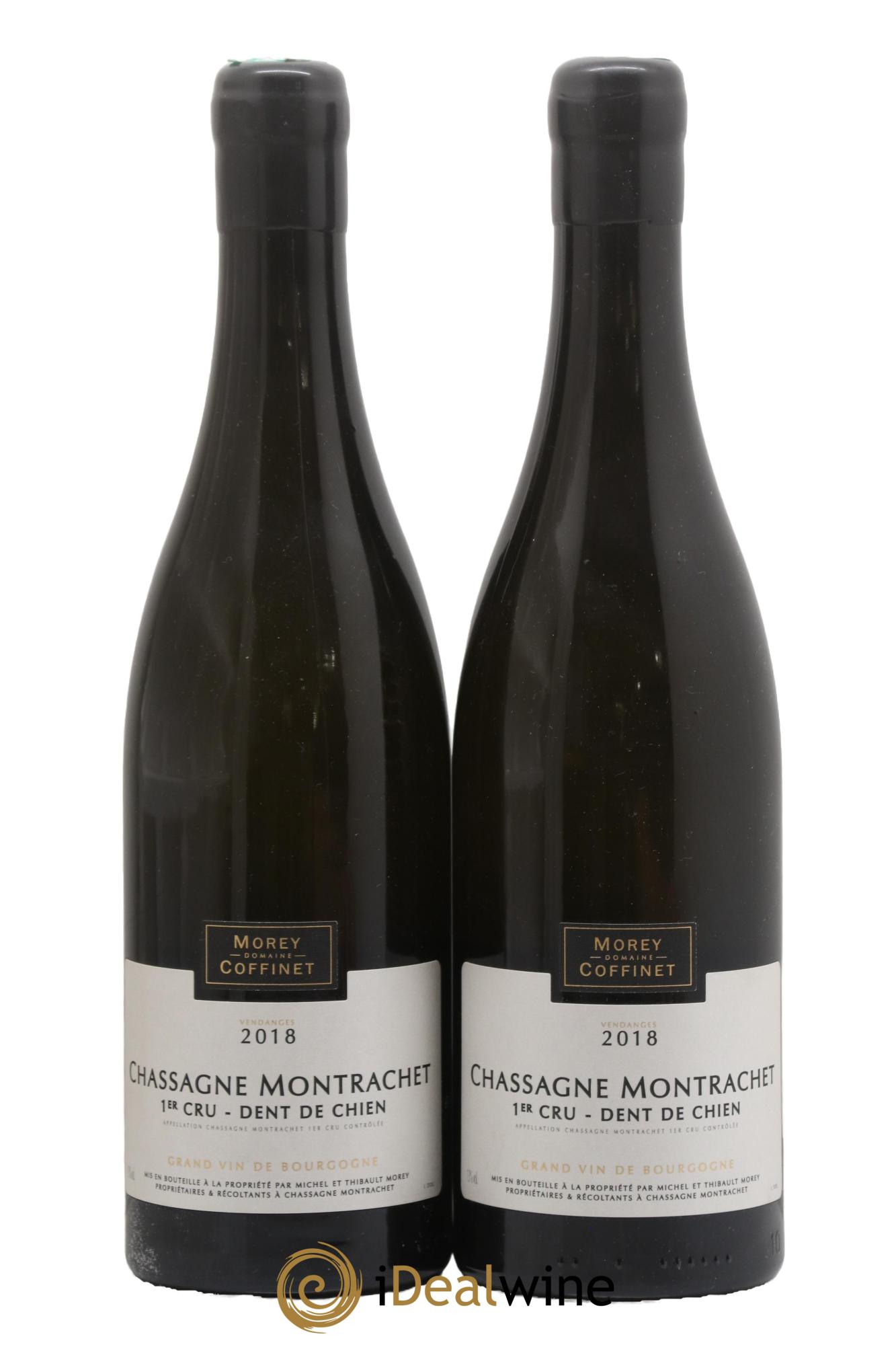 Chassagne-Montrachet 1er Cru Dent de Chien Morey-Coffinet (Domaine) 2018 - Lot de 2 bouteilles - 0