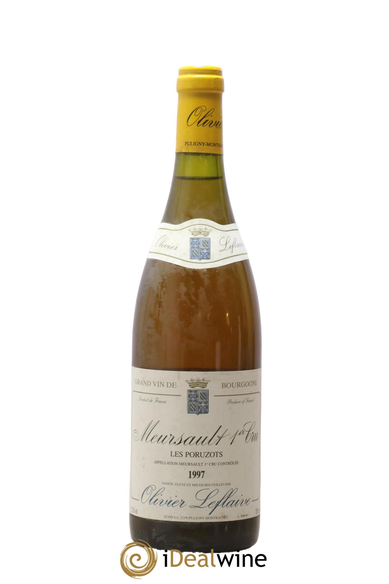 Meursault 1er Cru Poruzots Olivier Leflaive 1997 - Lot de 1 bouteille - 0