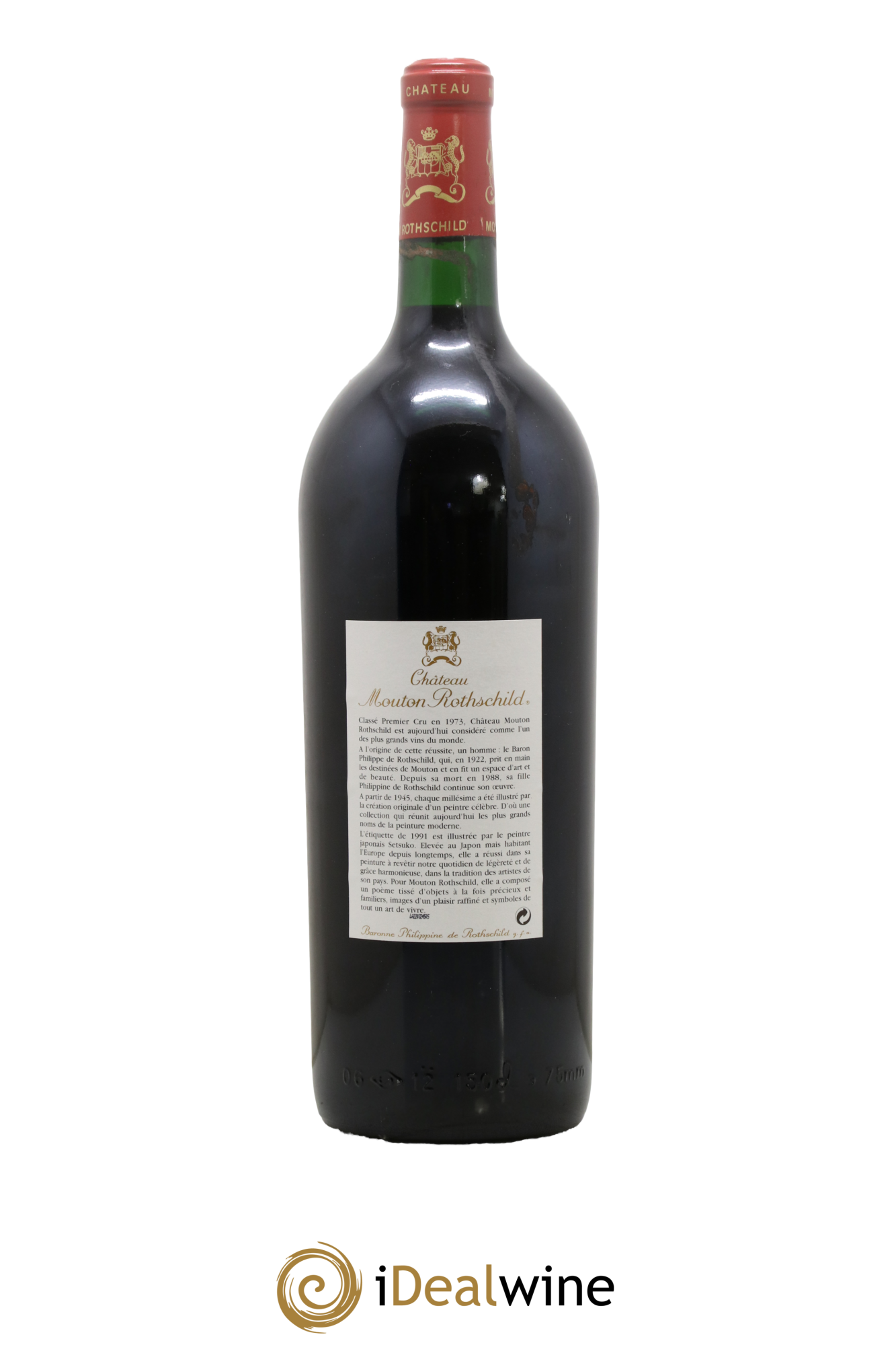 Château Mouton Rothschild 1er Grand Cru Classé 1991 - Lot of 1 magnum - 1