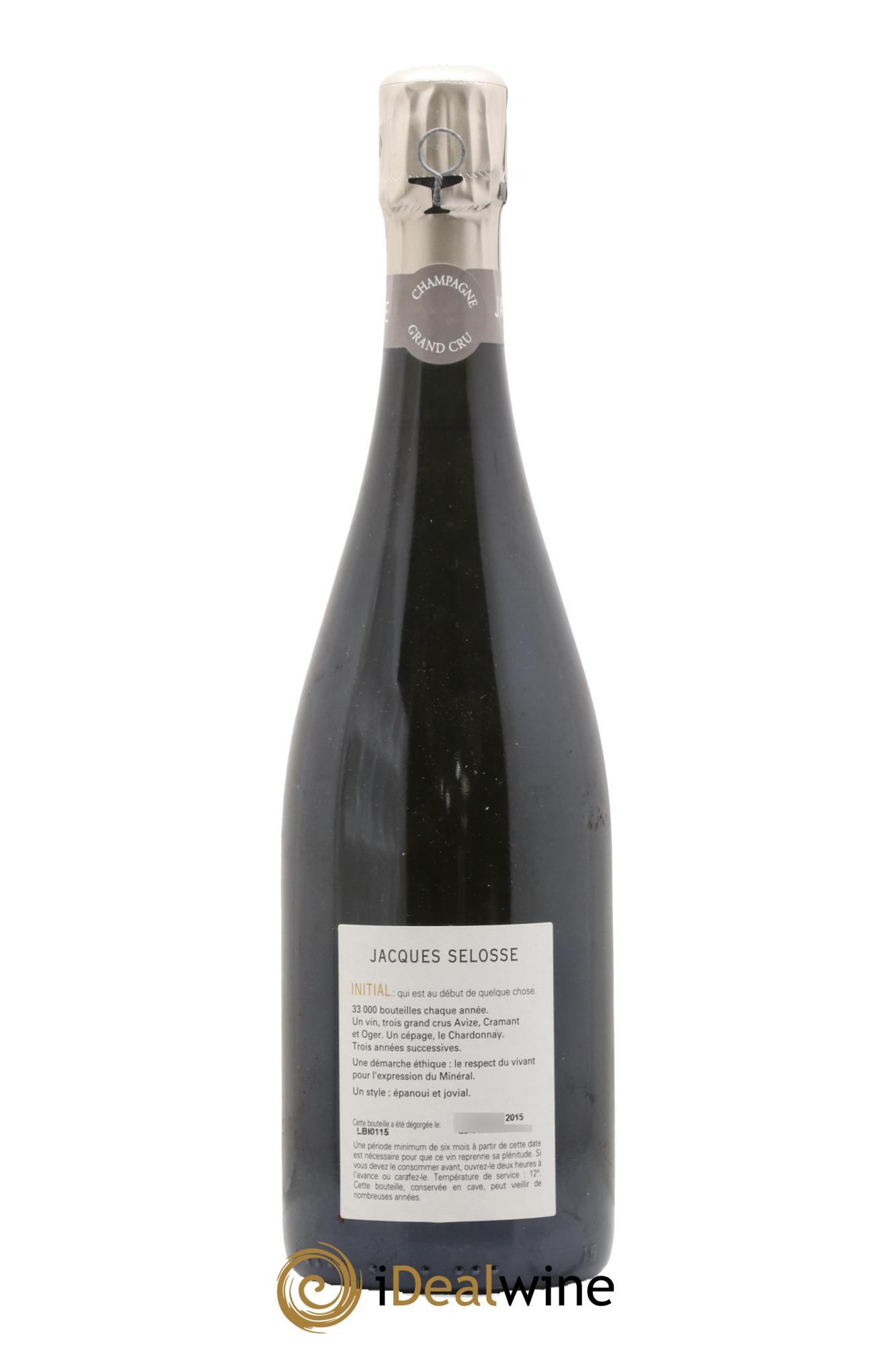 Initial Brut Jacques Selosse - Lot of 1 bottle - 1