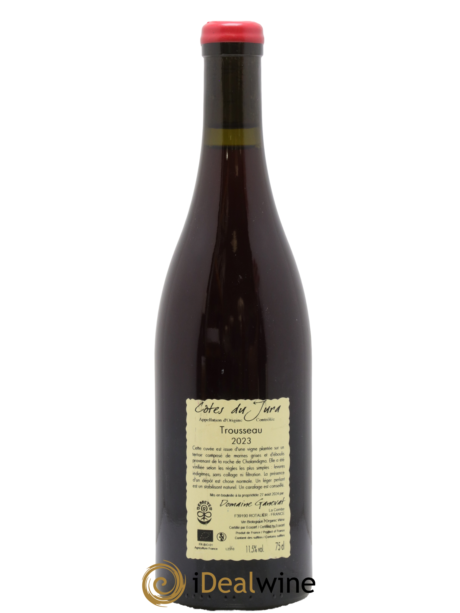 Côtes du Jura Plein Sud Jean-François Ganevat (Domaine) 2023 - Lot of 1 bottle - 1