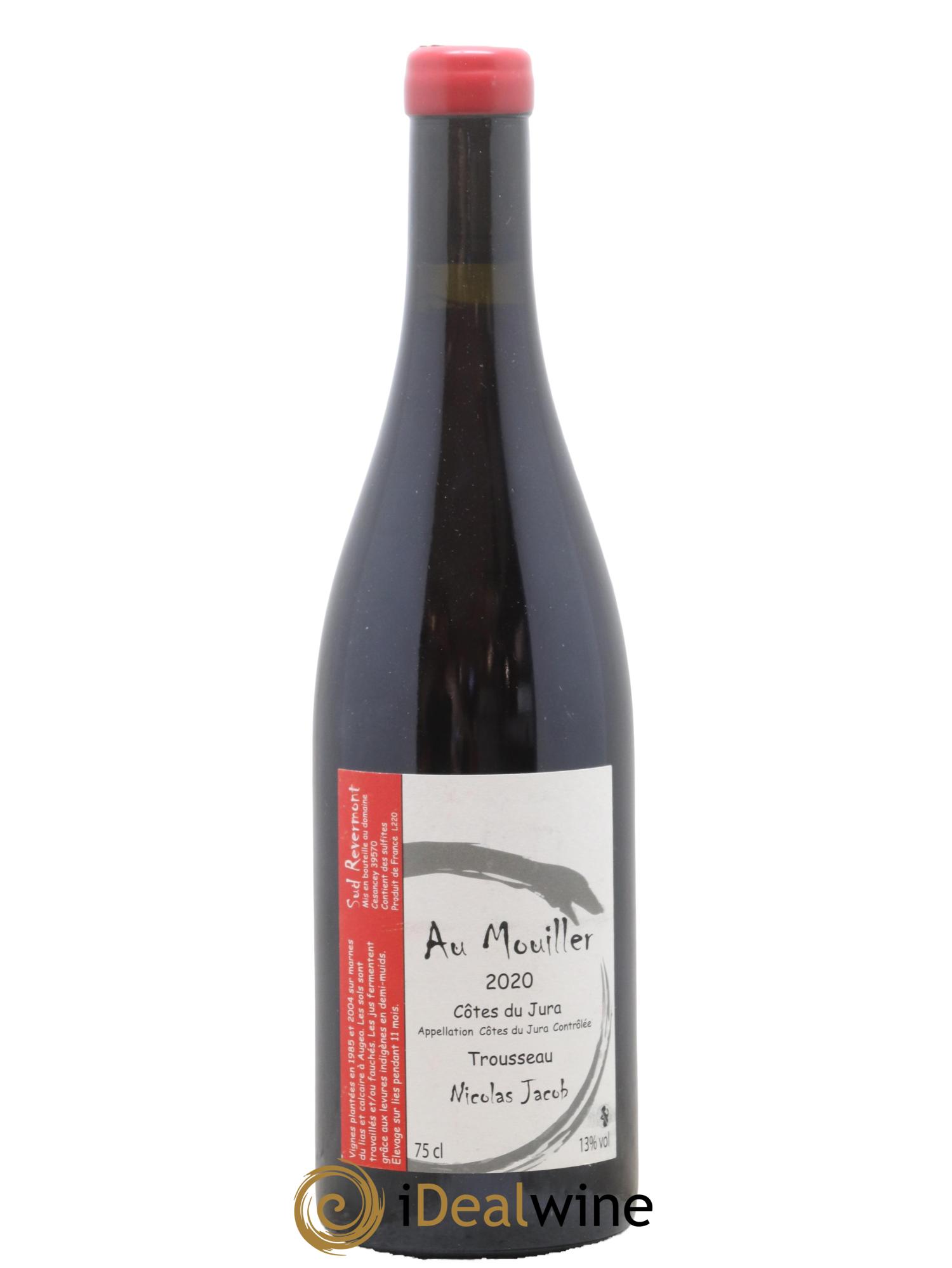 Côtes du Jura Trousseau Au Mouiller Nicolas Jacob 2020 - Lot de 1 bouteille - 0