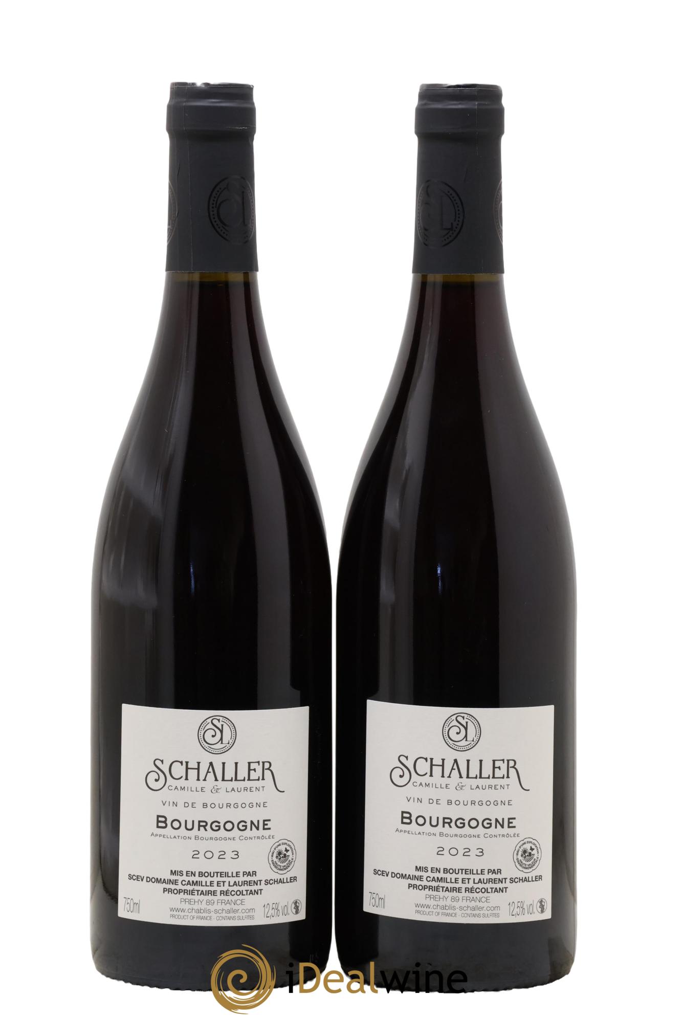 Bourgogne Pinot Noir Camille & Laurent Schaller 2023 - Lot de 2 bouteilles - 1