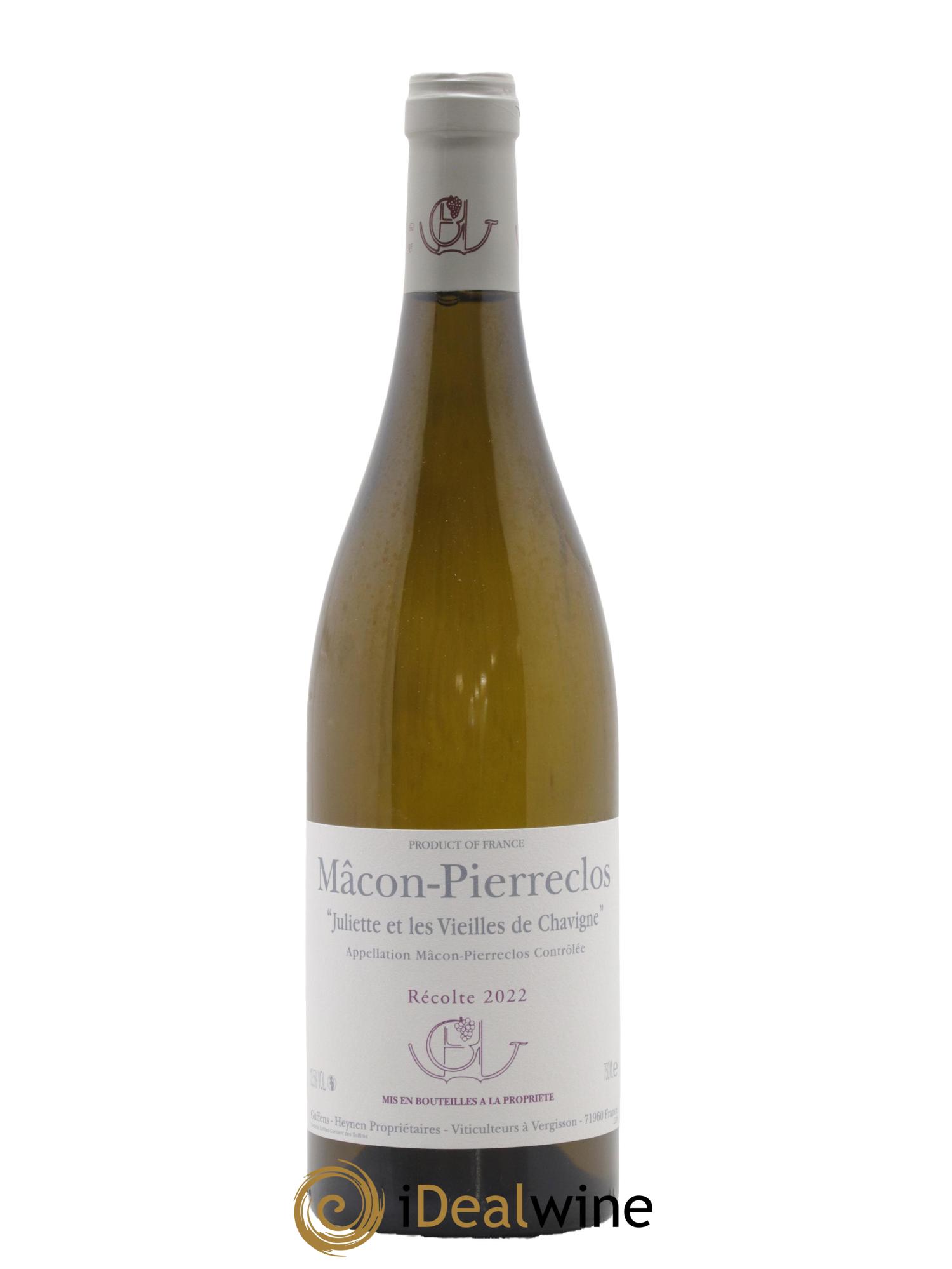 Mâcon-Pierreclos Juliette et Les Vieilles de Chavigne Guffens-Heynen 2022 - Lot of 1 bottle - 0