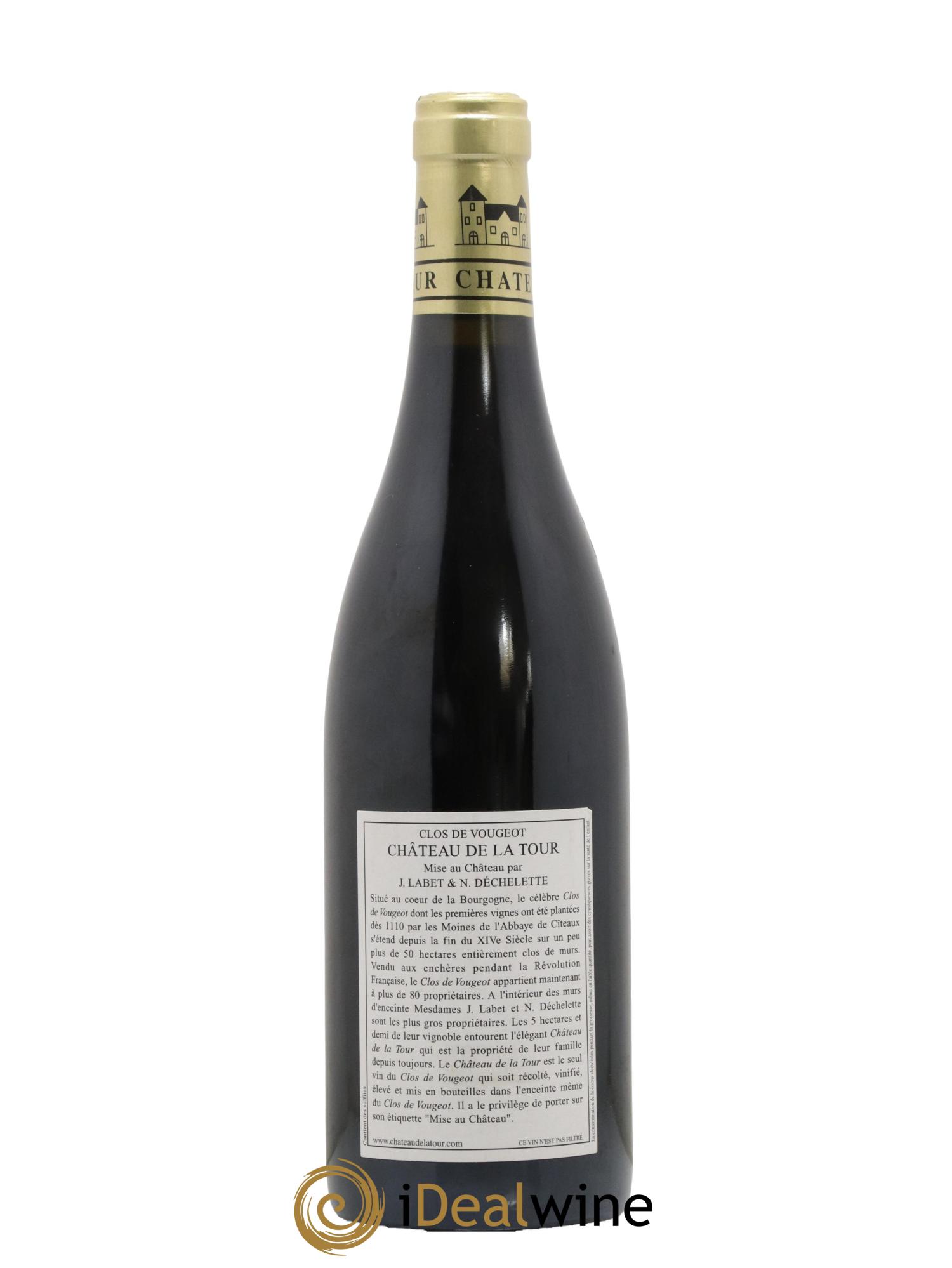 Clos de Vougeot Grand Cru Vieilles Vignes Château de La Tour 2012 - Lot of 1 bottle - 1