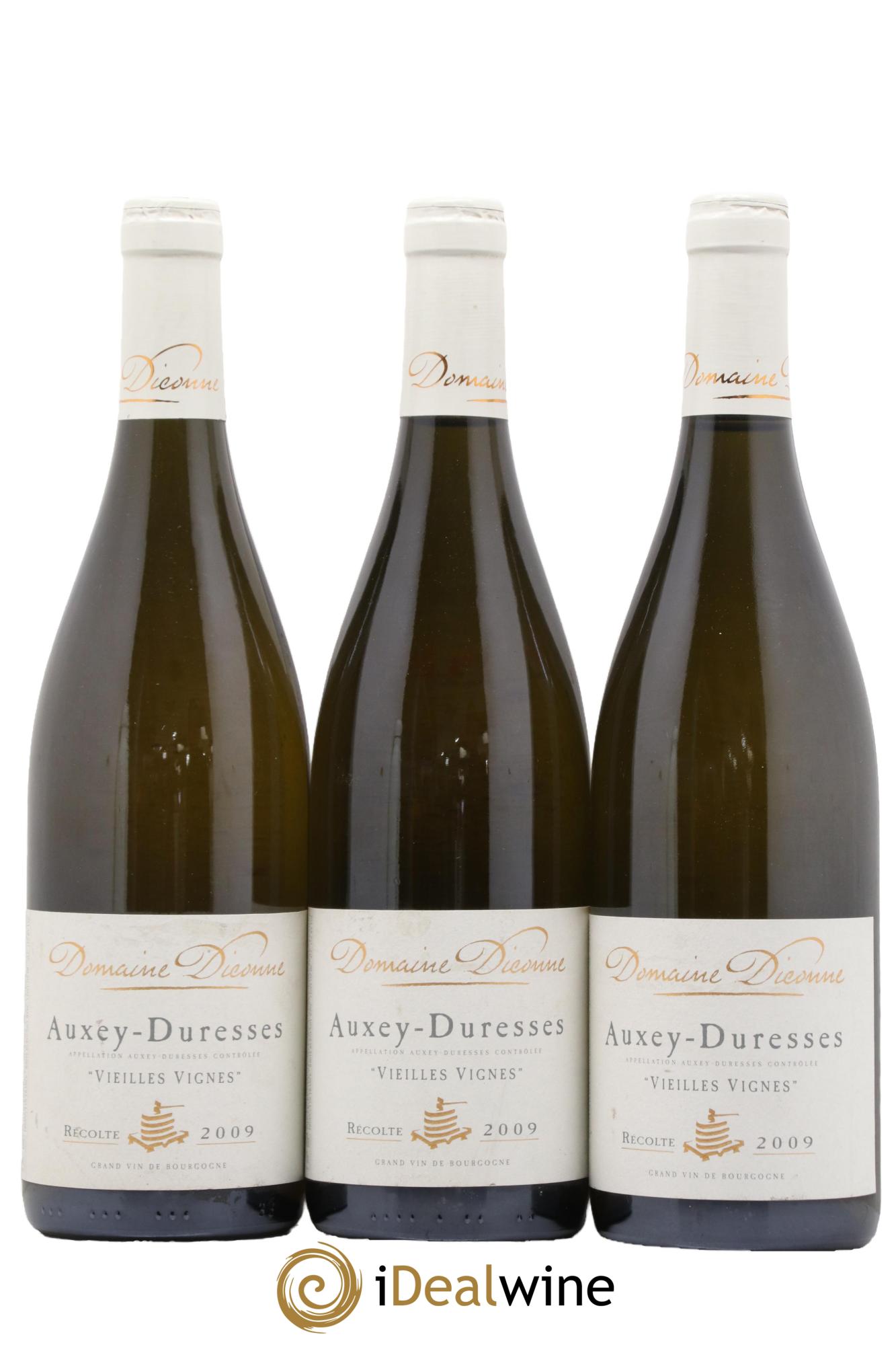 Auxey-Duresses Vieilles Vignes Domaine Dicone 2009 - Lot de 3 bouteilles - 0