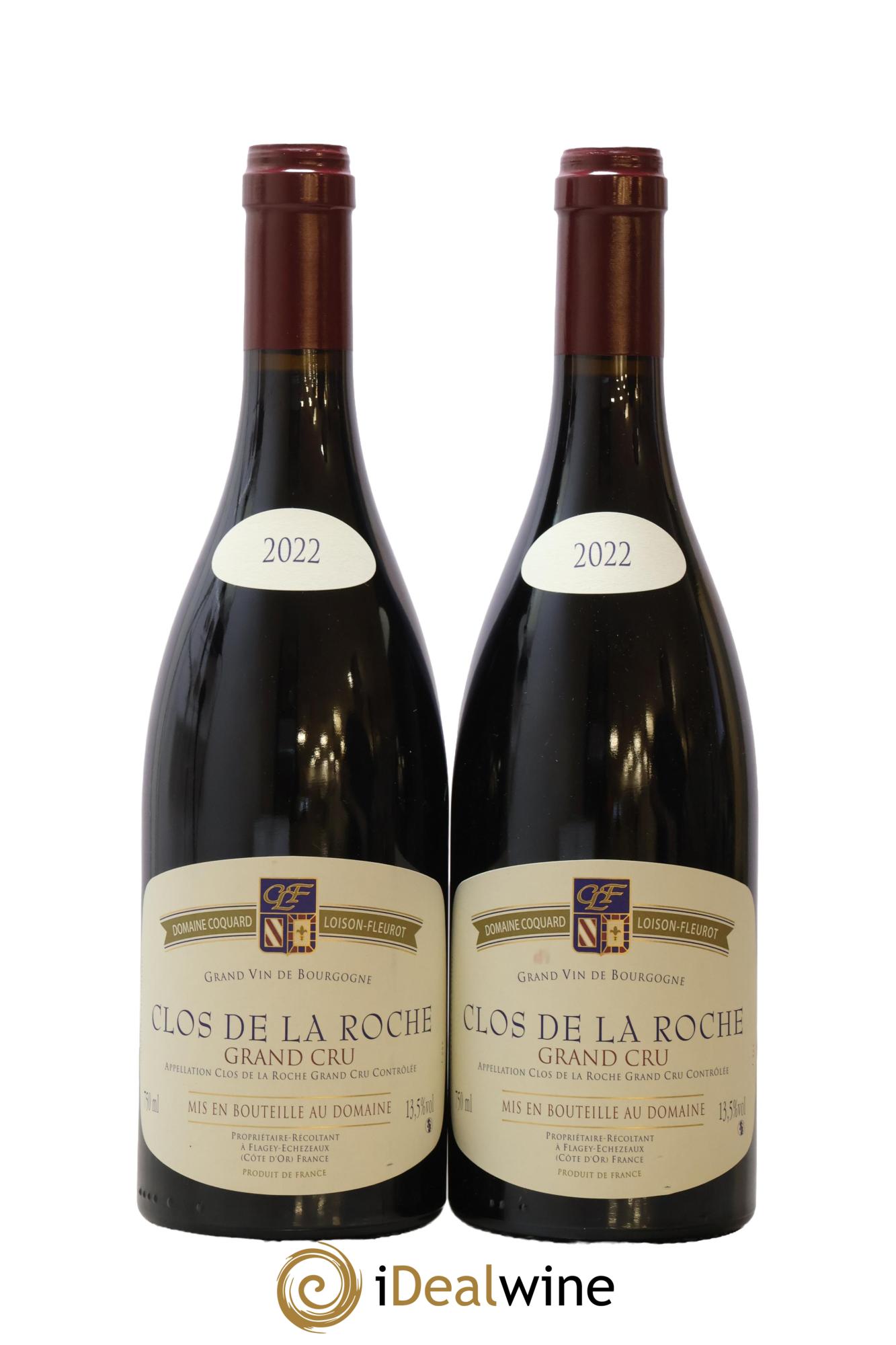 Clos de la Roche Grand Cru Coquard Loison-Fleurot 2022 - Lot de 2 bouteilles - 0