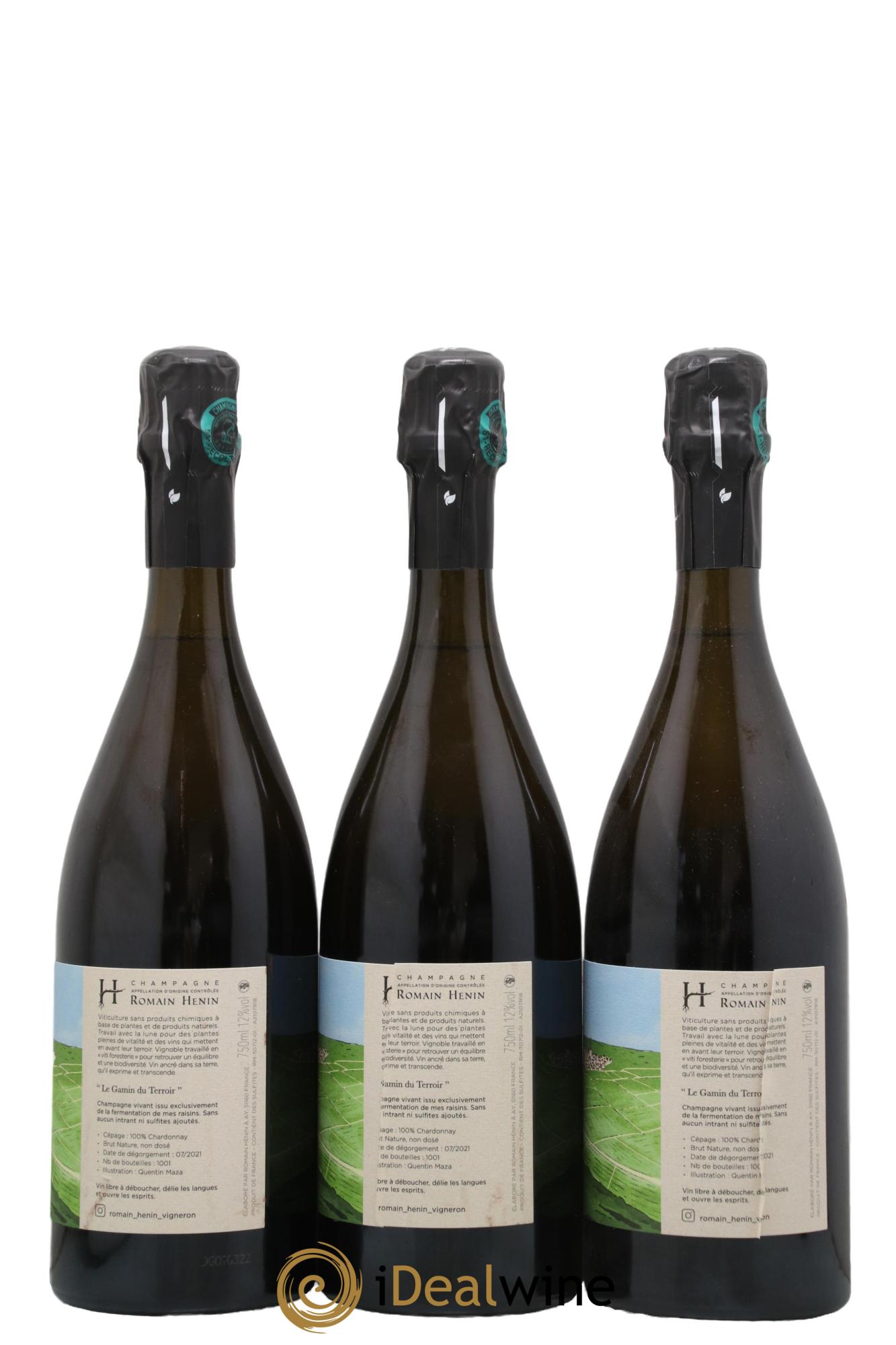 Gamin du Terroir Romain Henin - Lot de 3 bouteilles - 1