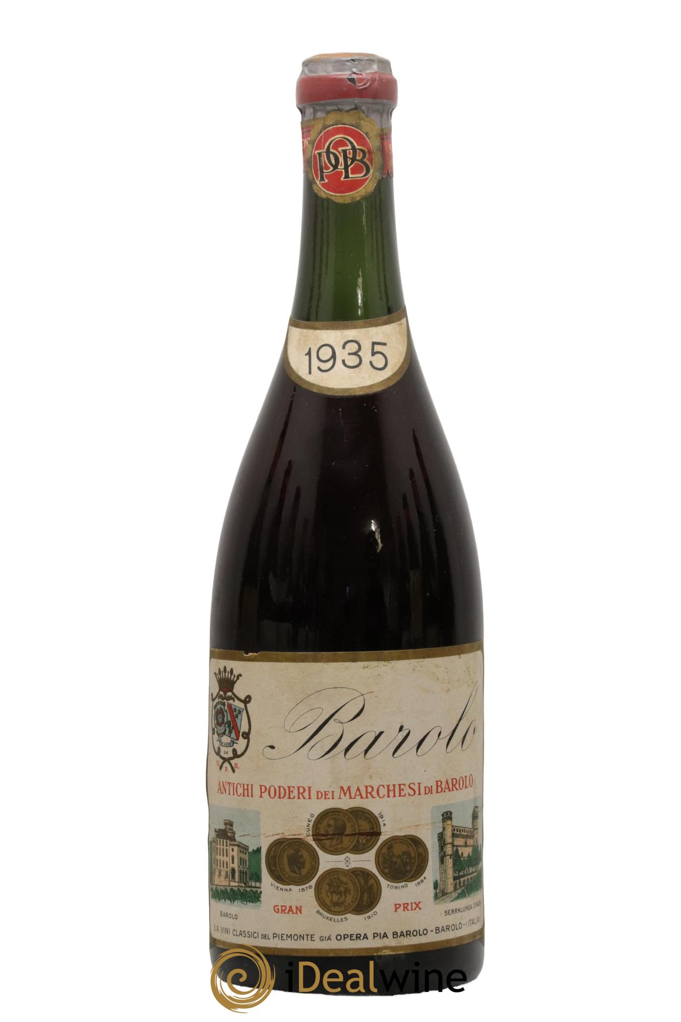 Barolo DOCG Marchesi di Barolo 1935 - Lot of 1 bottle - 0
