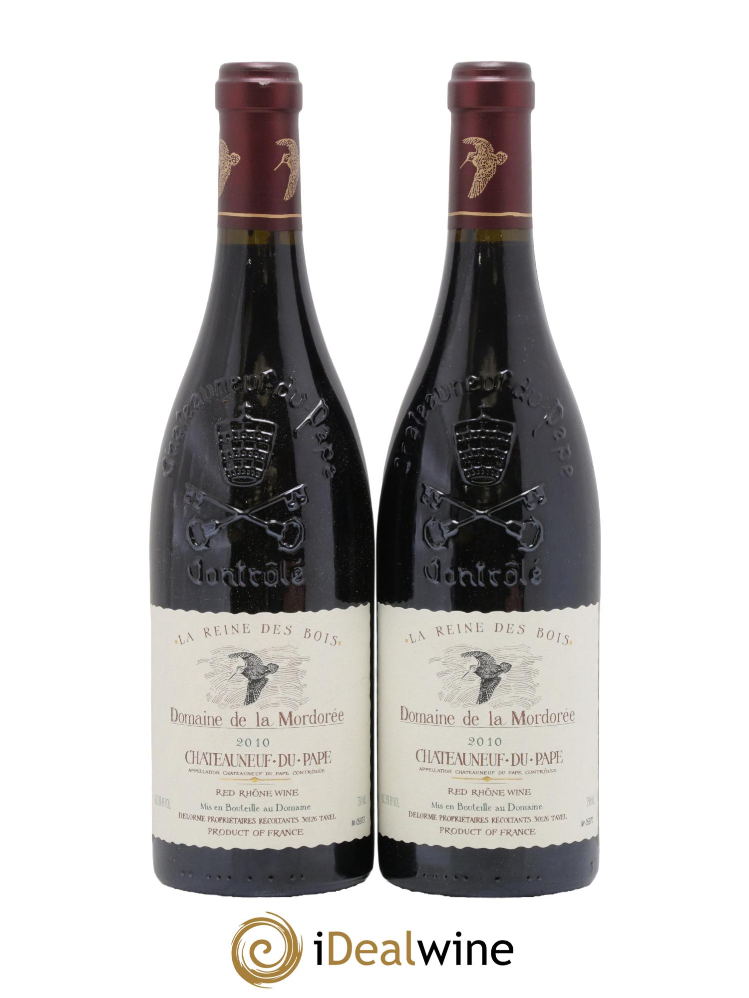 Châteauneuf-du-Pape Domaine de La Mordorée (Domaine de) 2010 - Lot of 2 bottles - 0