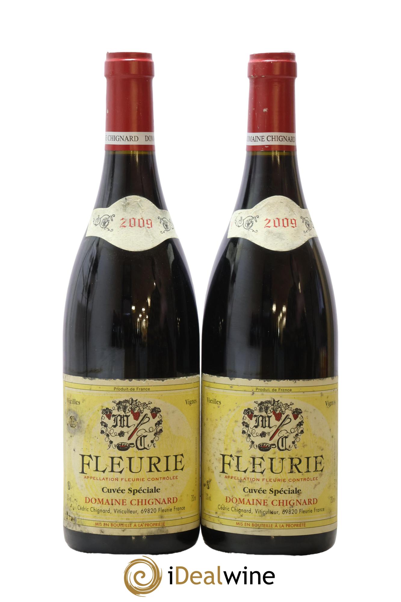 Fleurie Cuvée Spéciale Vieilles Vignes Chignard (Domaine) 2009 - Lot de 2 bouteilles - 0